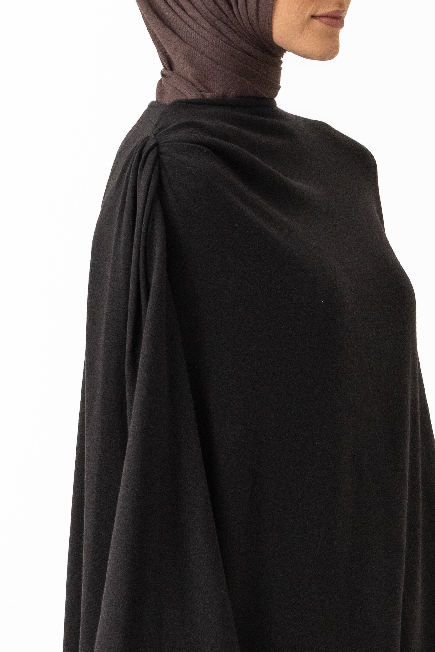Jersey Cape Set - Black