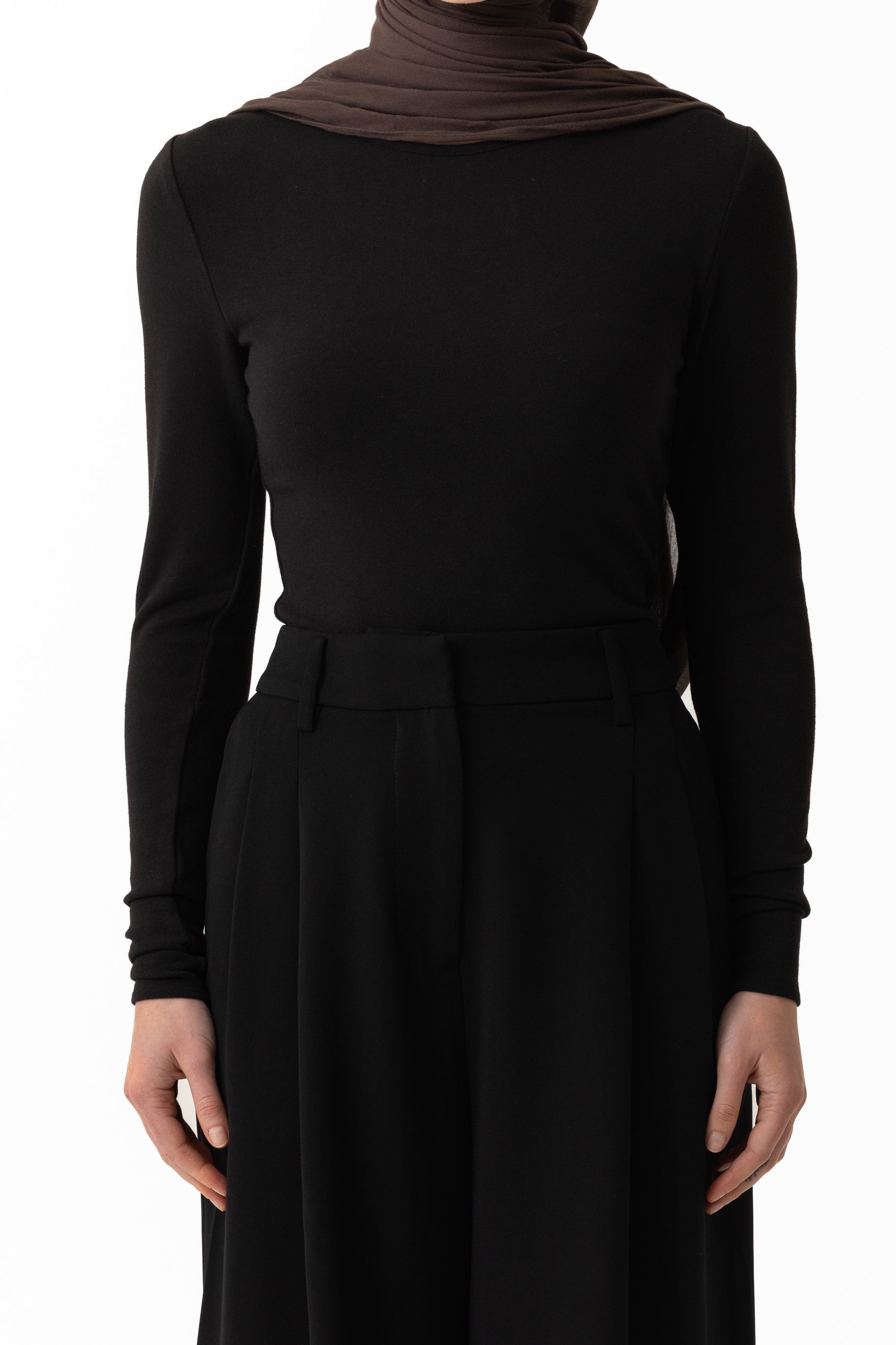 Jersey Cape Set - Black