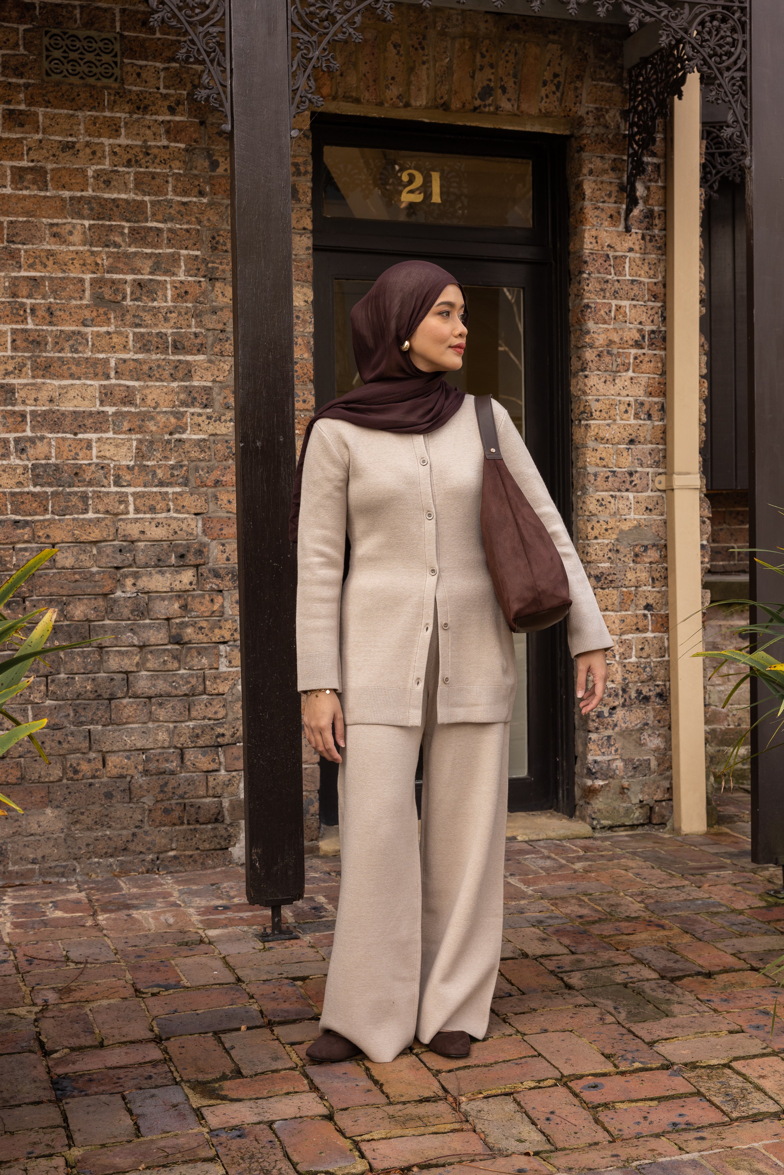 Marea Knit Cardigan - Oatmeal