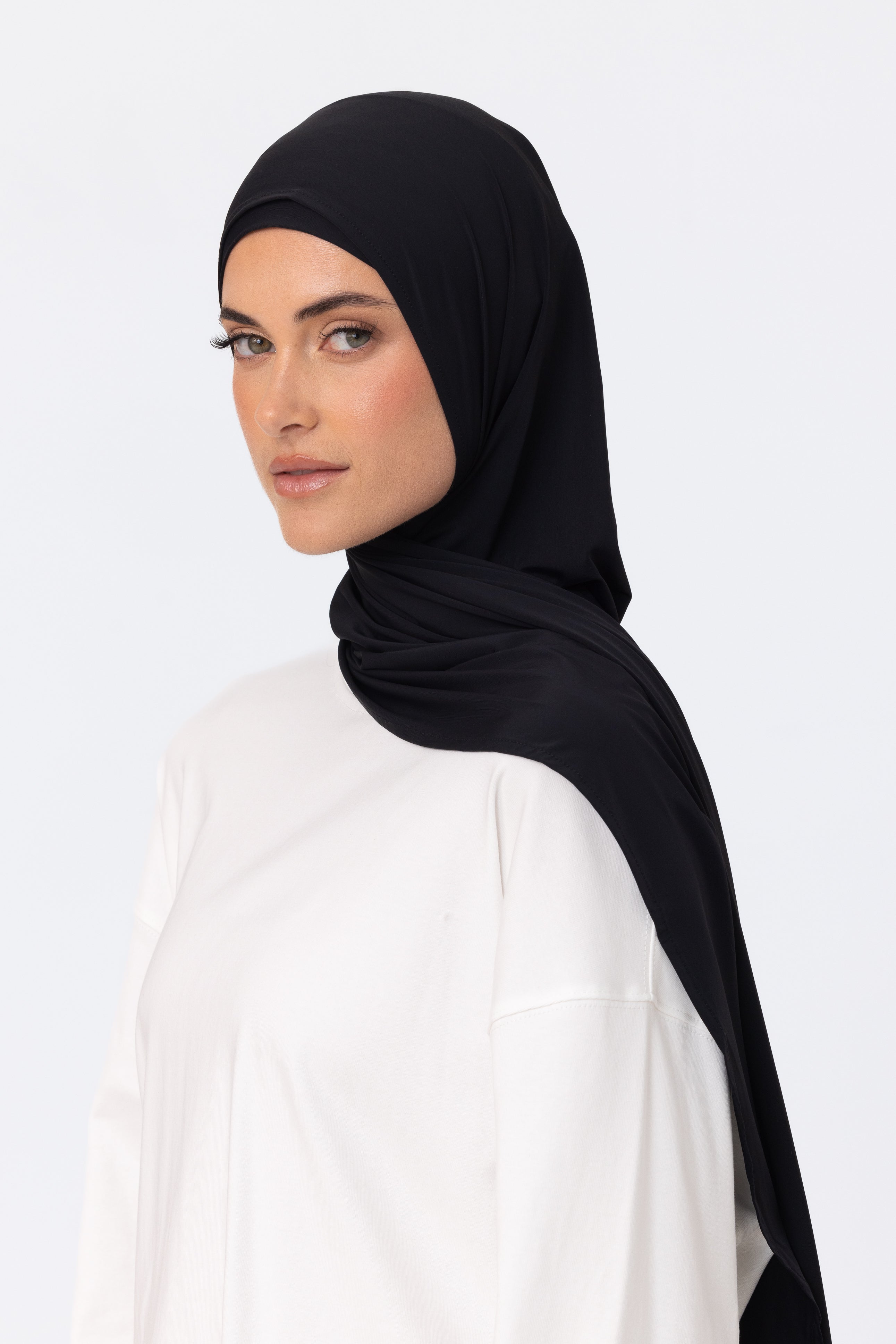 Active Instant Wrap Hijab - Onyx