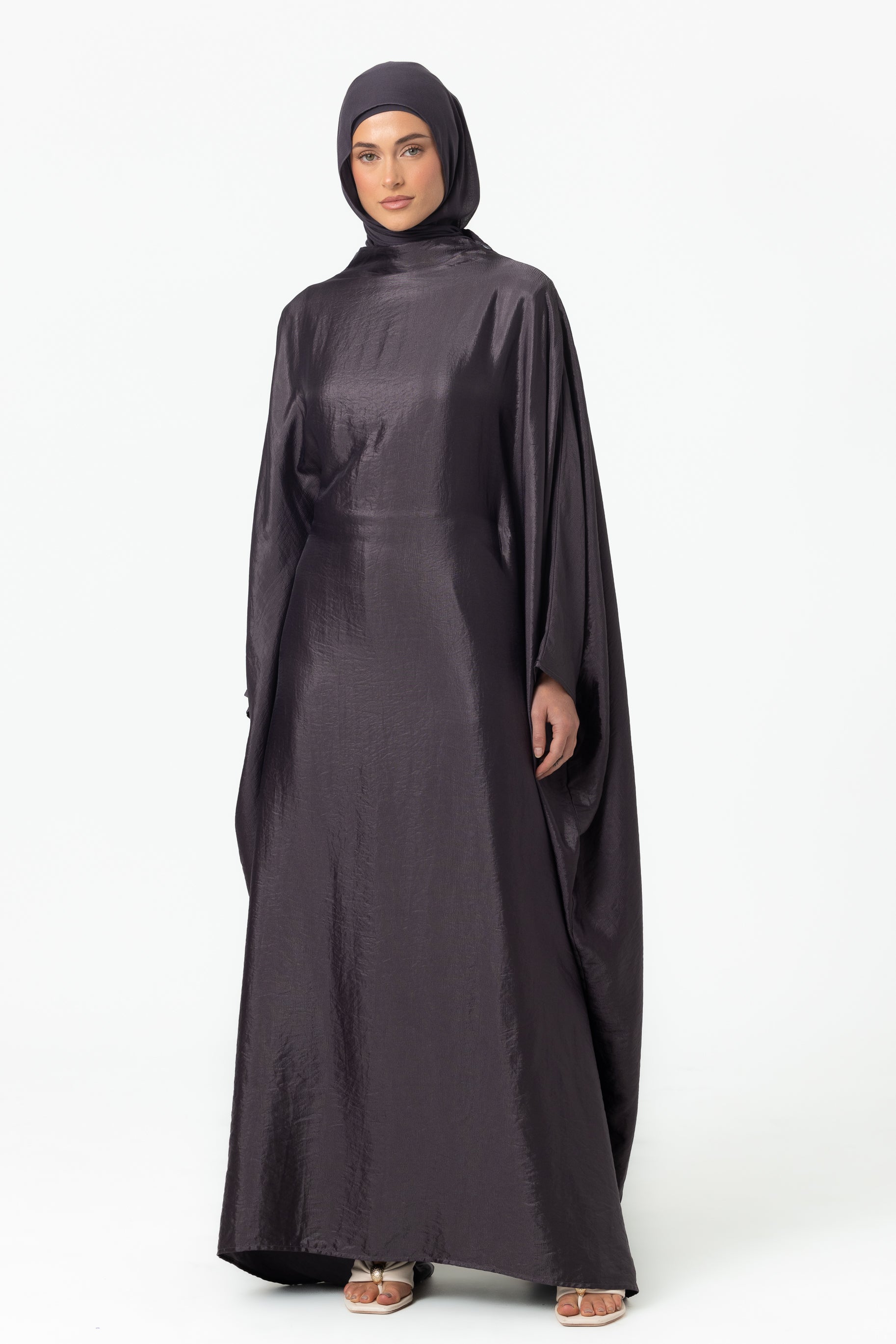Classic Butterfly Abaya - Midnight Blue