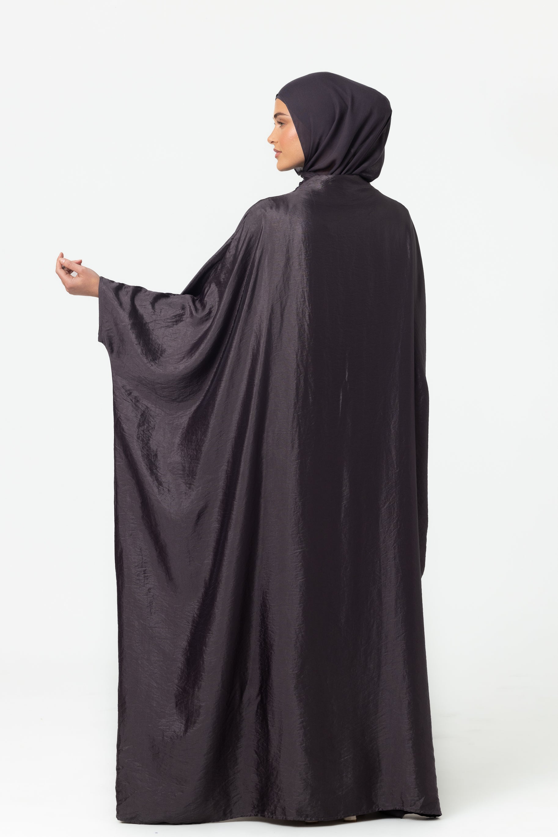 Classic Butterfly Abaya - Midnight Blue