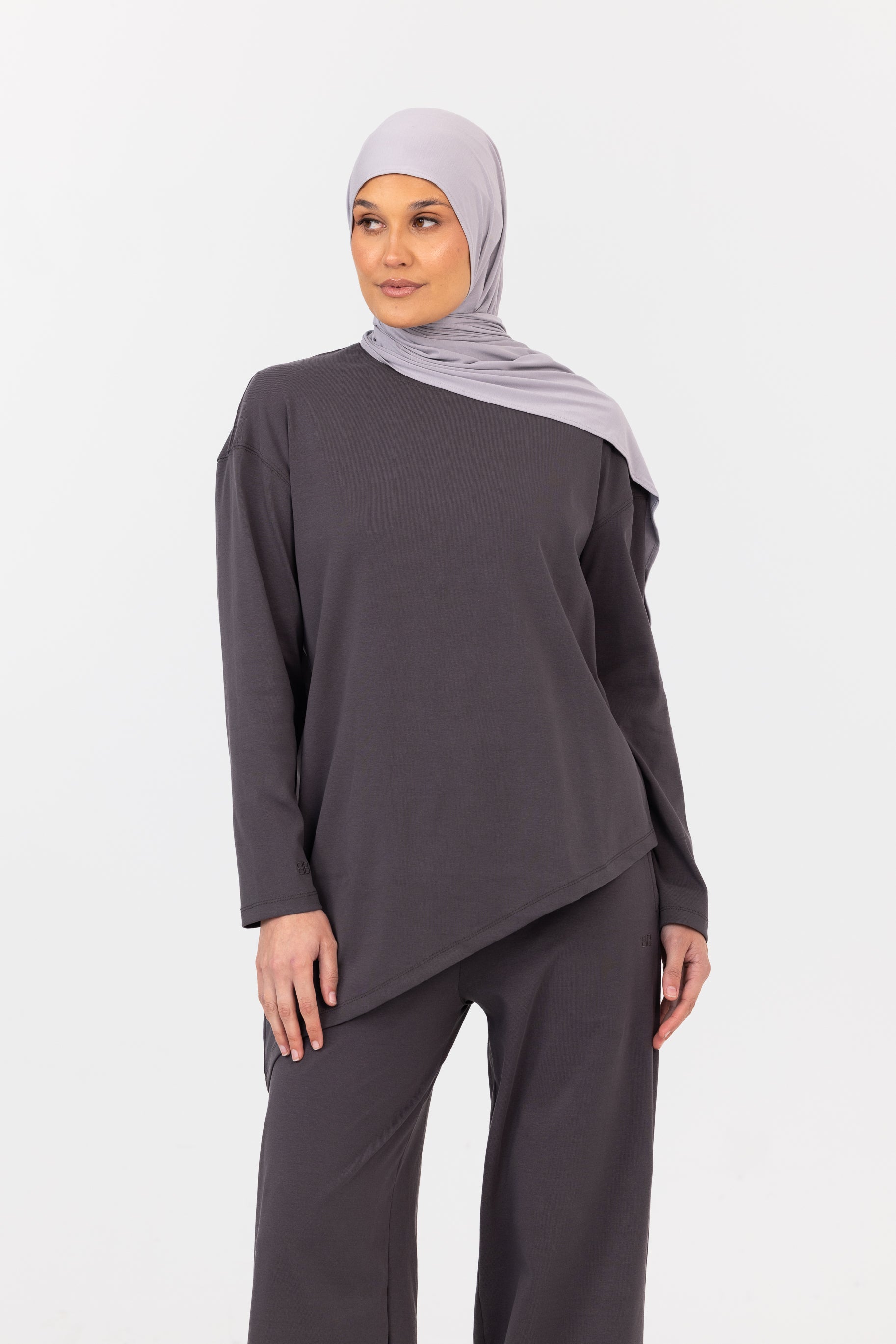 Everyday Asymmetric Top - Charcoal