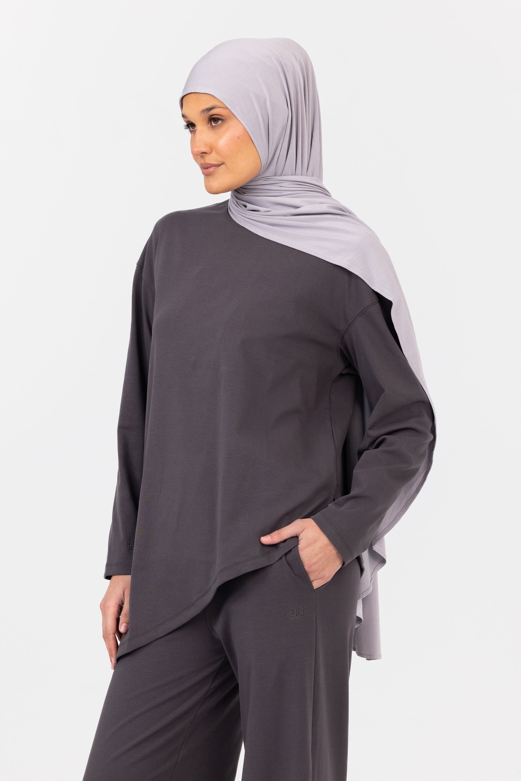 Everyday Asymmetric Top - Charcoal