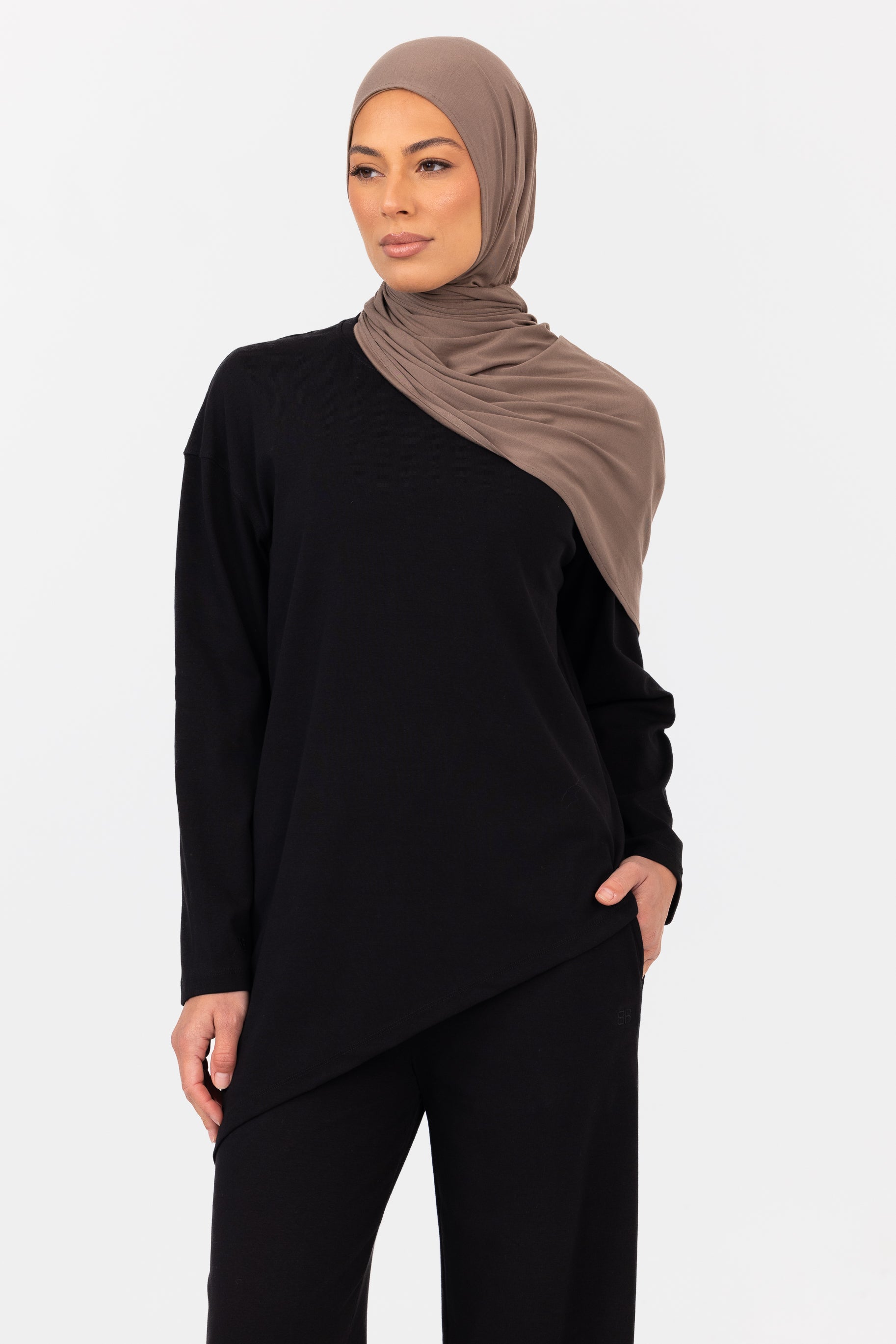 Everyday Asymmetric Top - Black