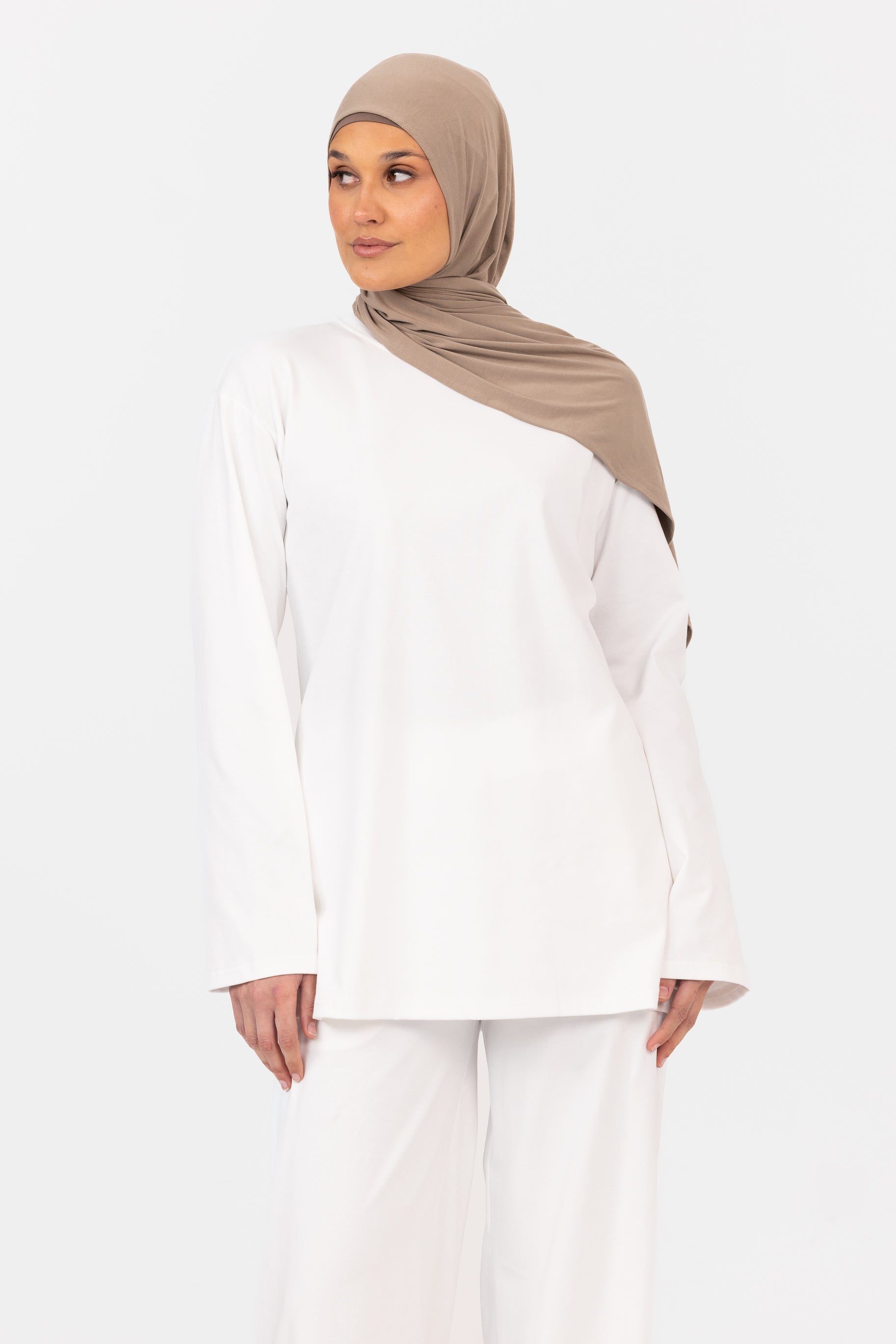 Everyday Crew Neck Top - White