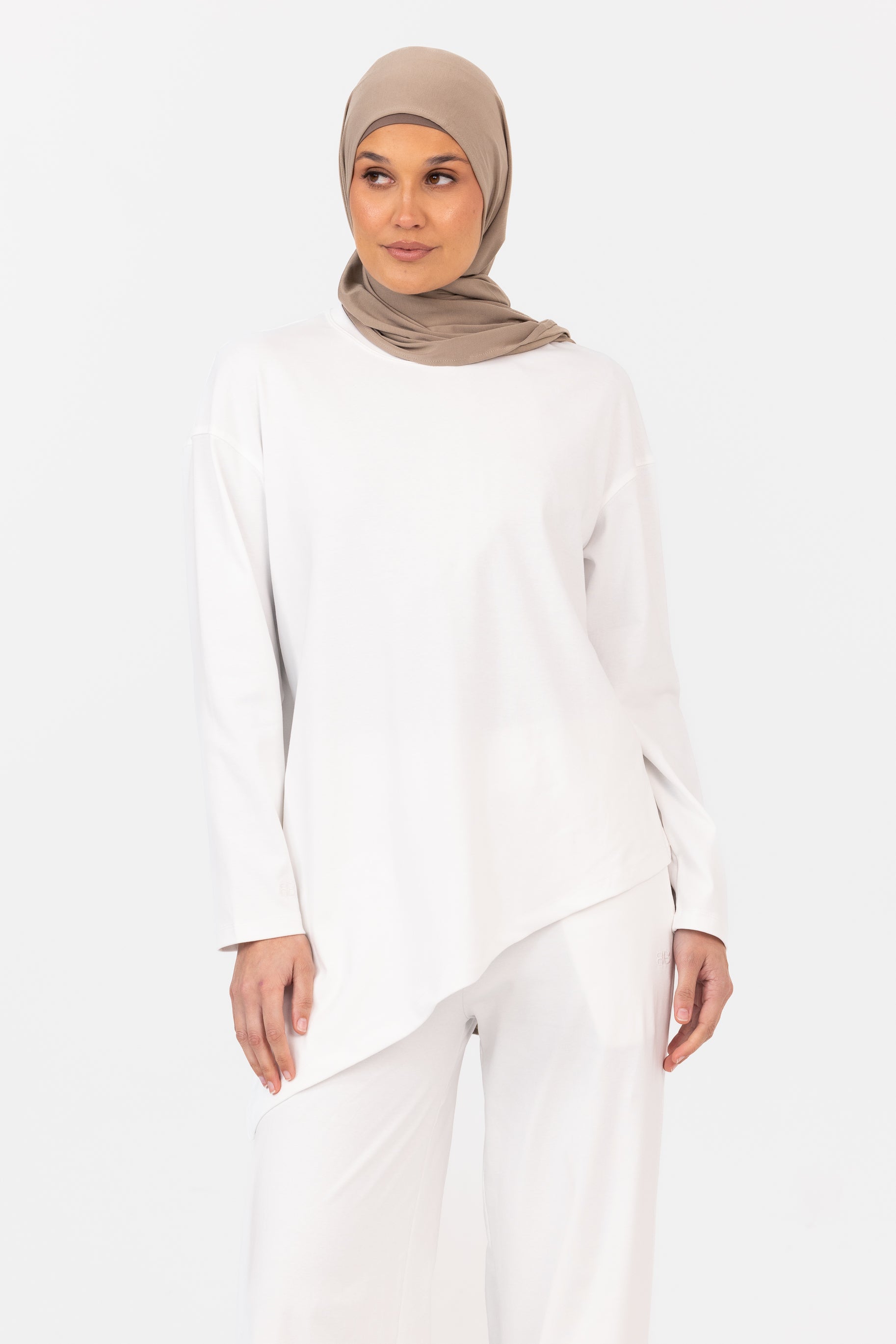 Everyday Asymmetric Top - White