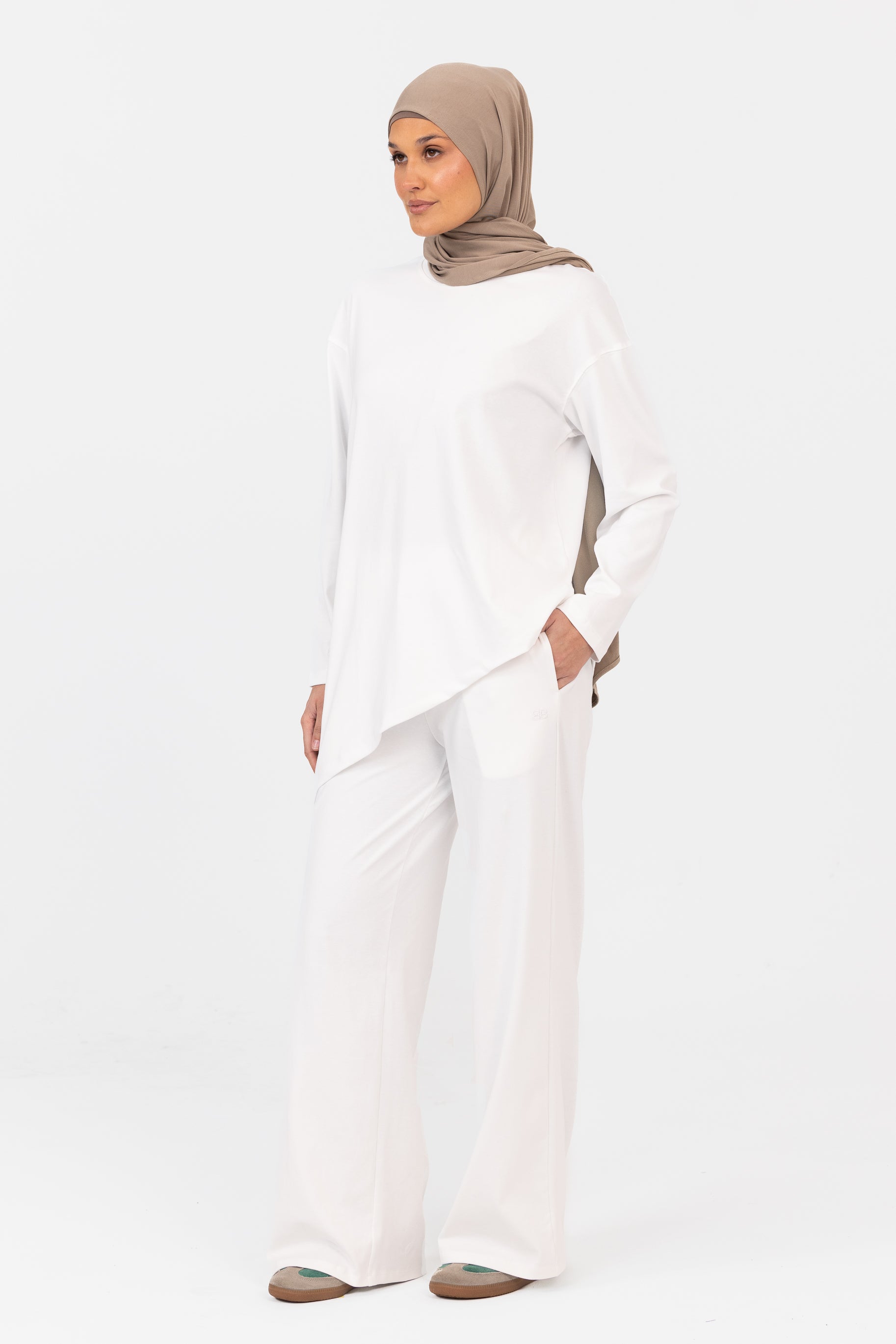 Everyday Asymmetric Top - White