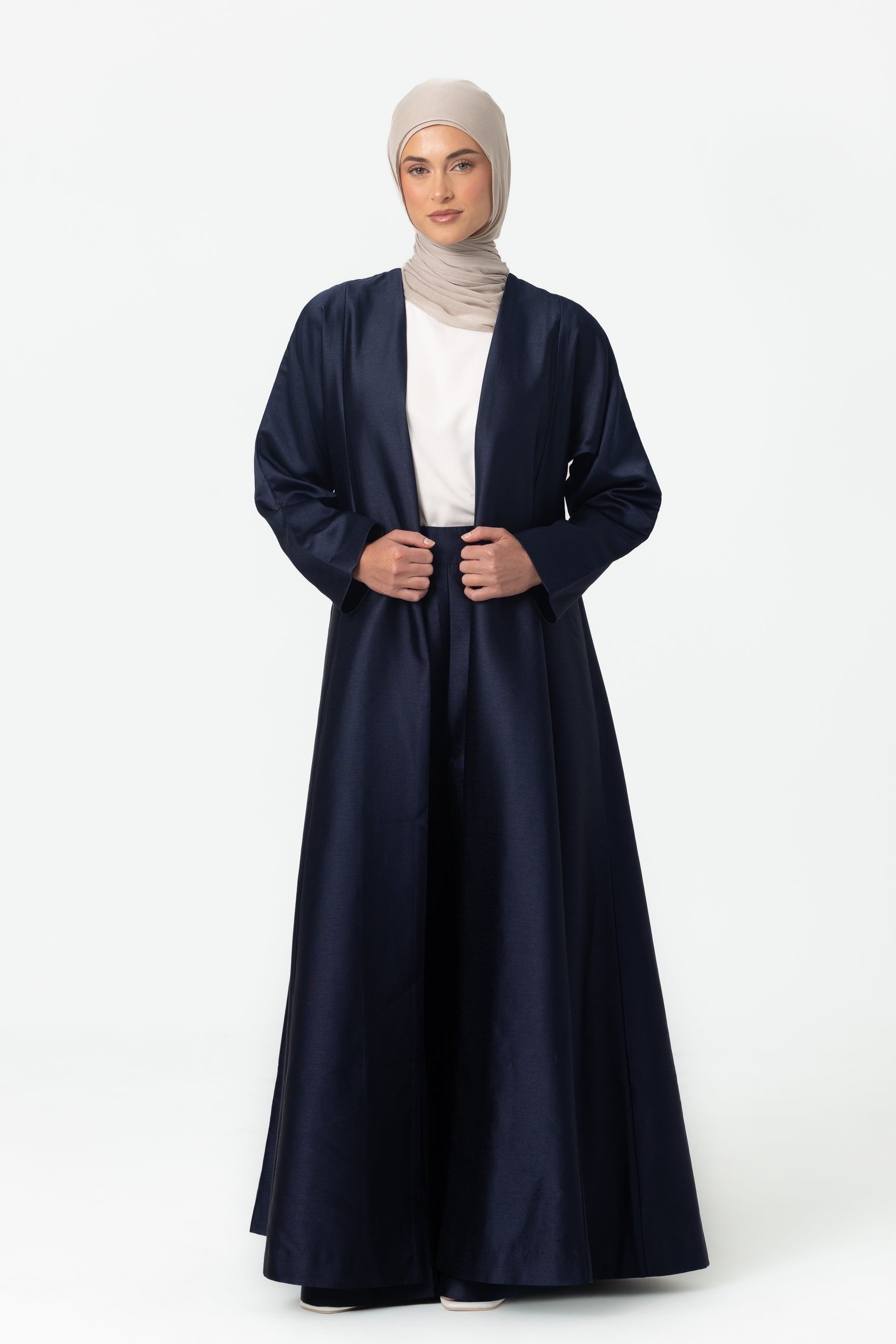 Astra Open Abaya - Navy