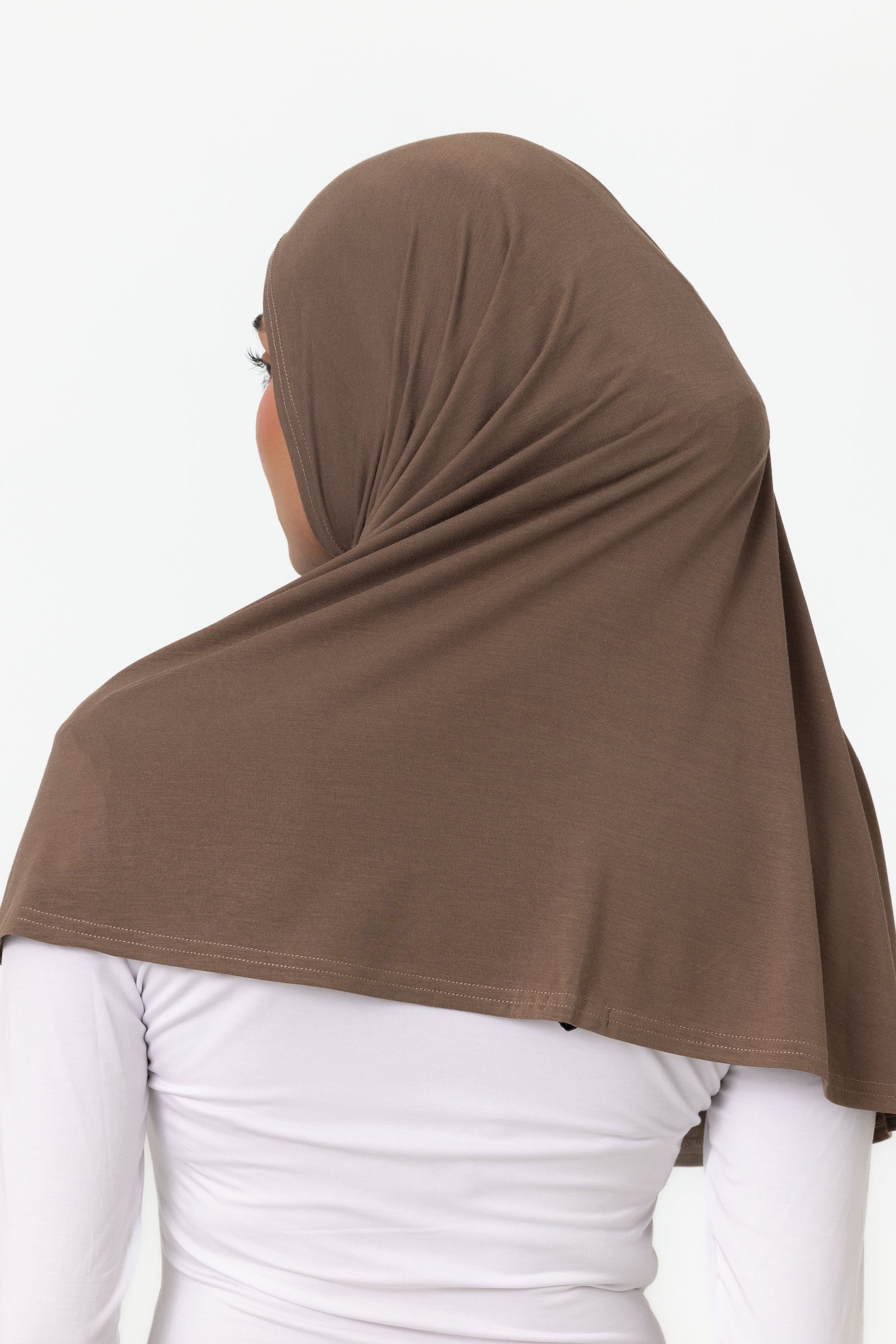 Womens 2pc Jersey Hijab - Oak