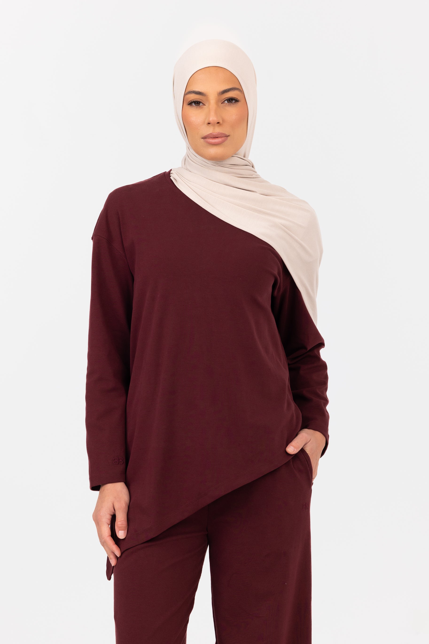 Everyday Asymmetric Top - Mulberry