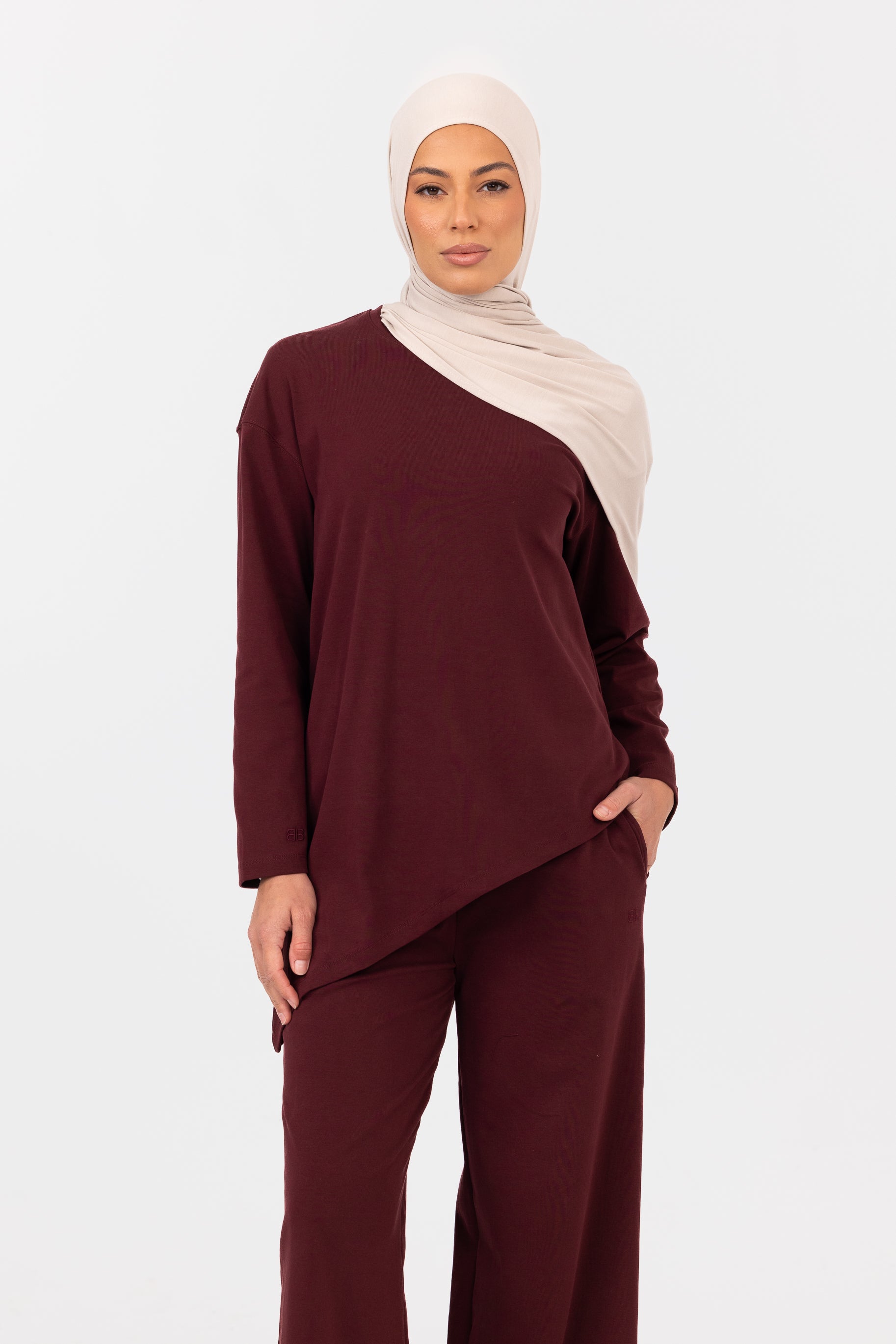 Everyday Asymmetric Top - Mulberry