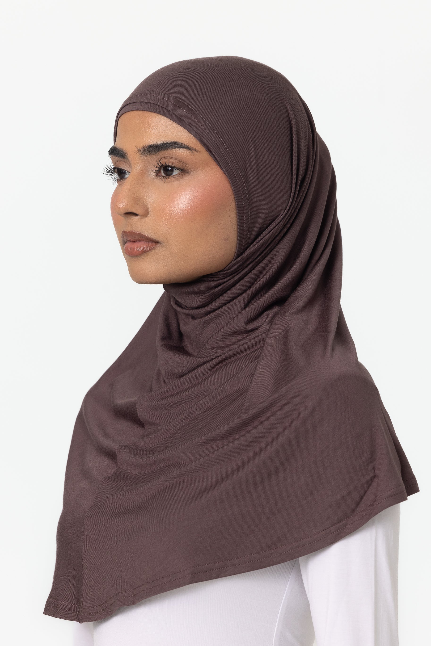 Womens 2pc Jersey Hijab - Iris