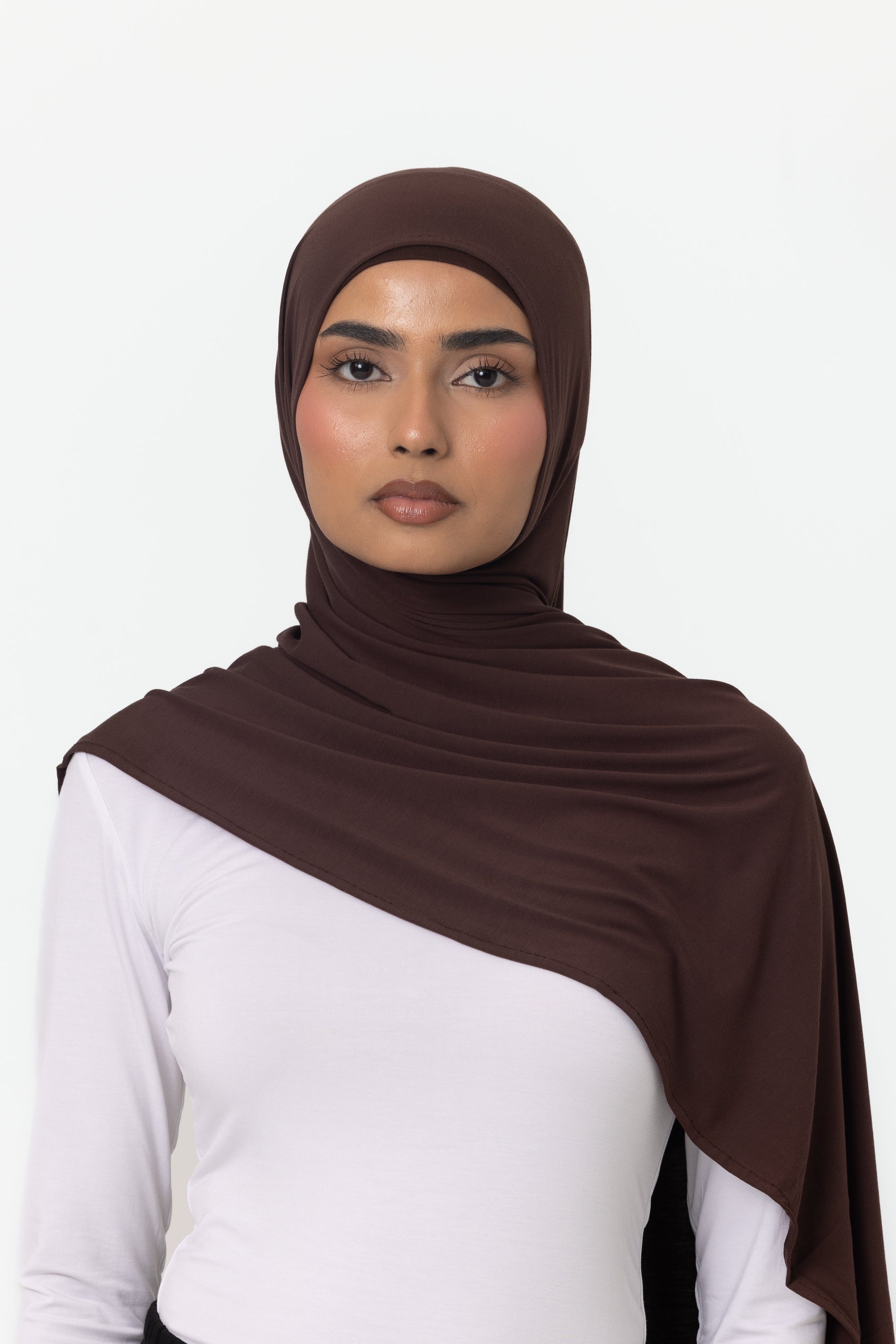 Bamboo Jersey Hijab Set - Cedar