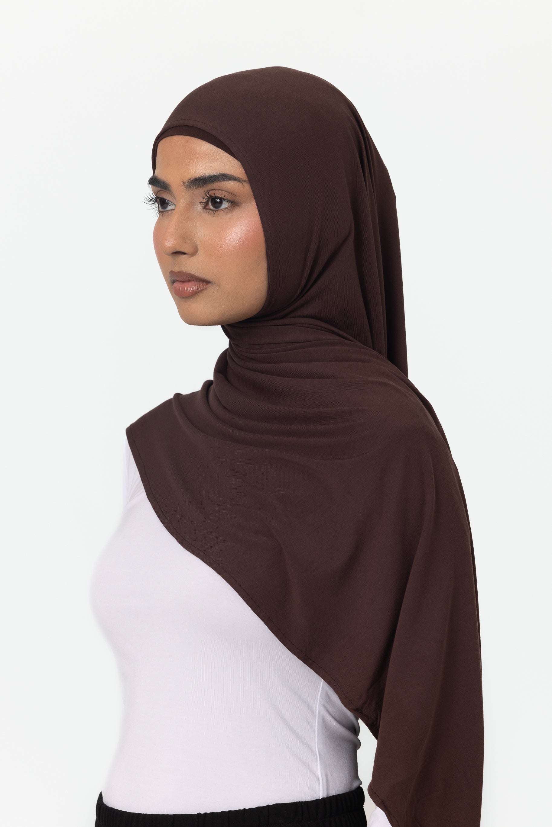 Bamboo Jersey Hijab Set - Cedar