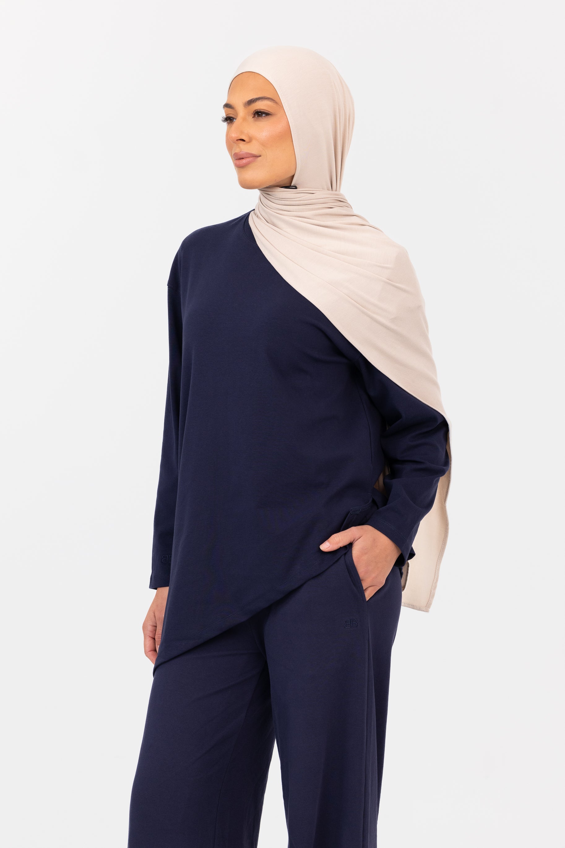 Everyday Asymmetric Top - Navy