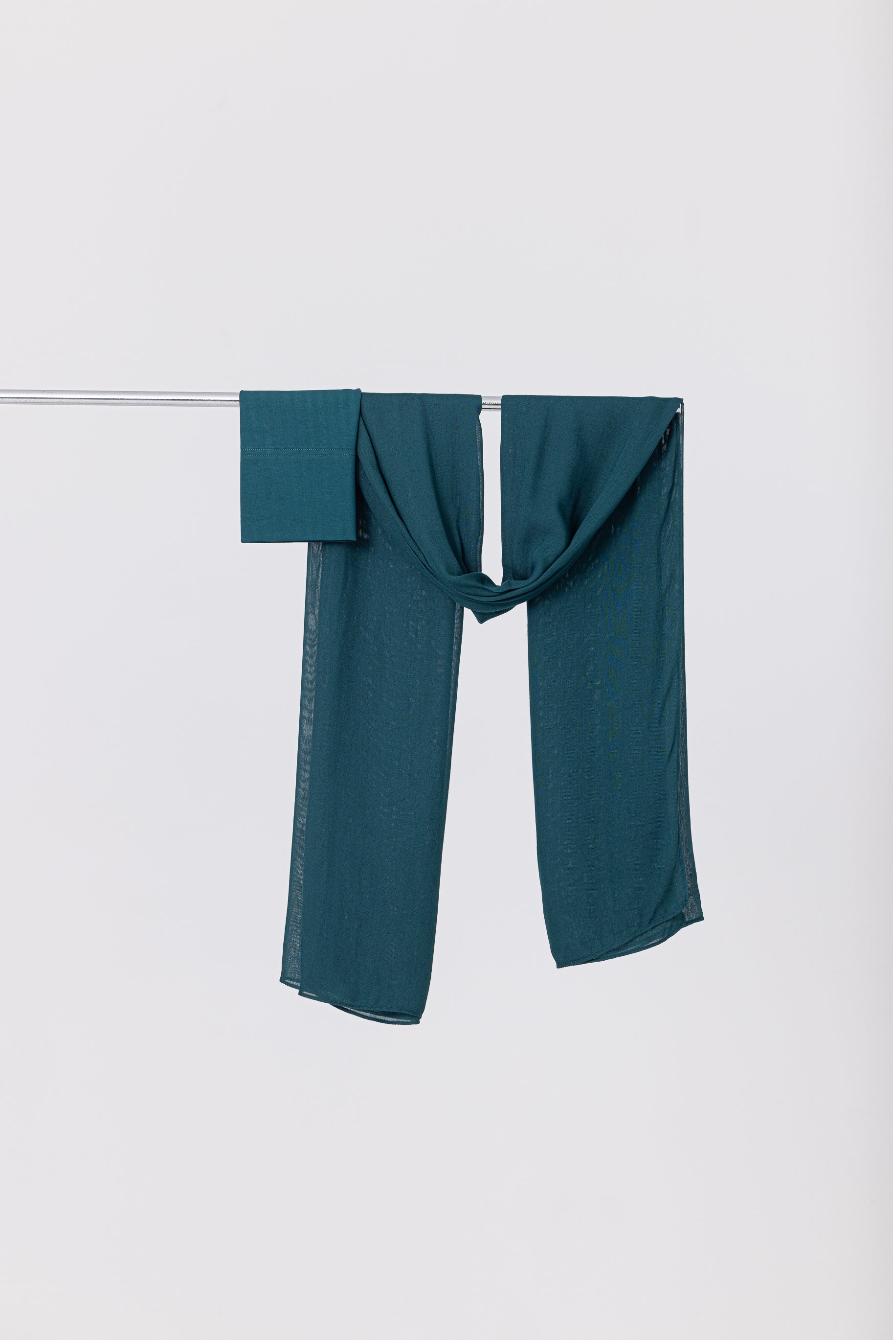 Single Stitched Modal Hijab Set - Emerald