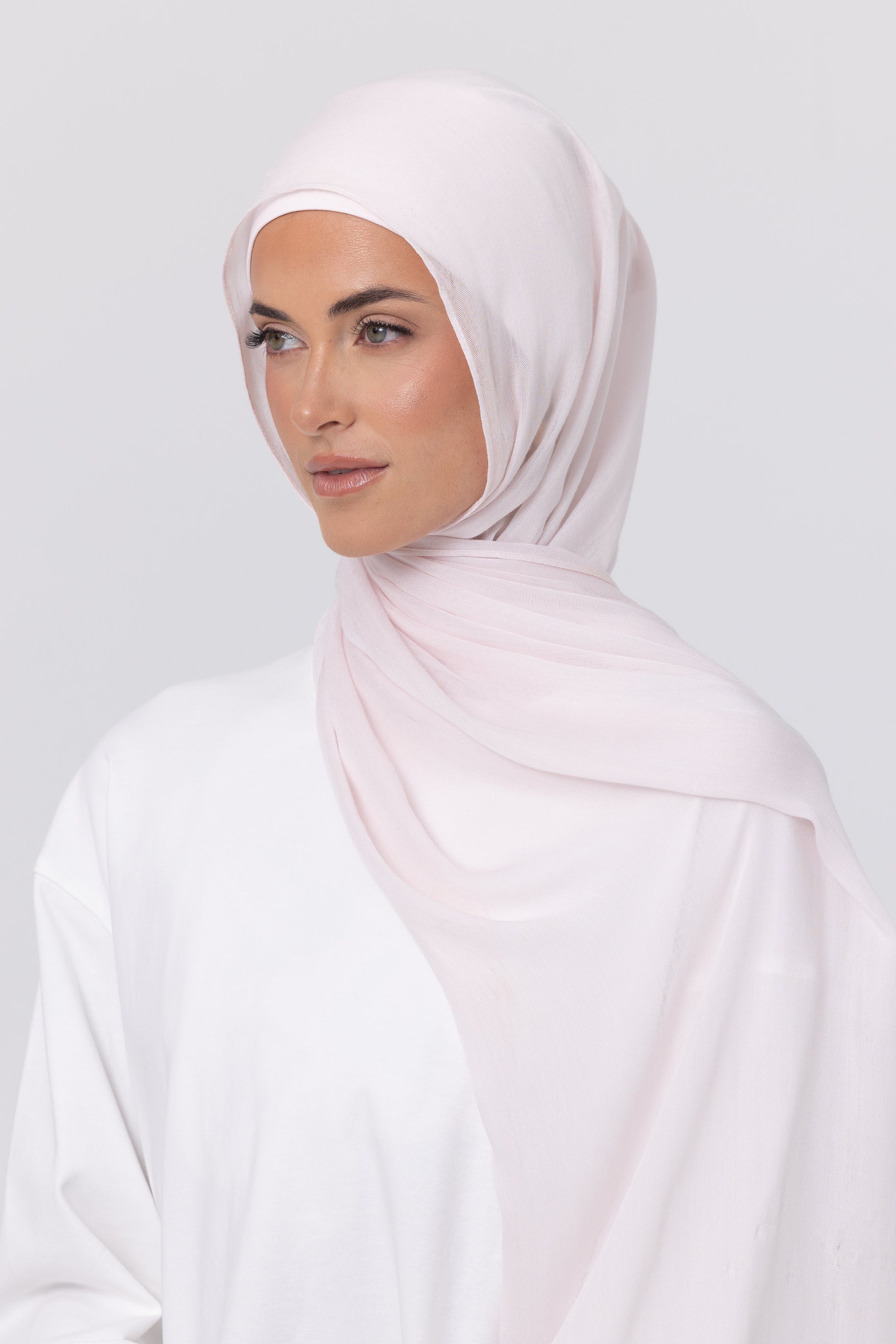 Single Stitched Modal Hijab Set - Ballerina