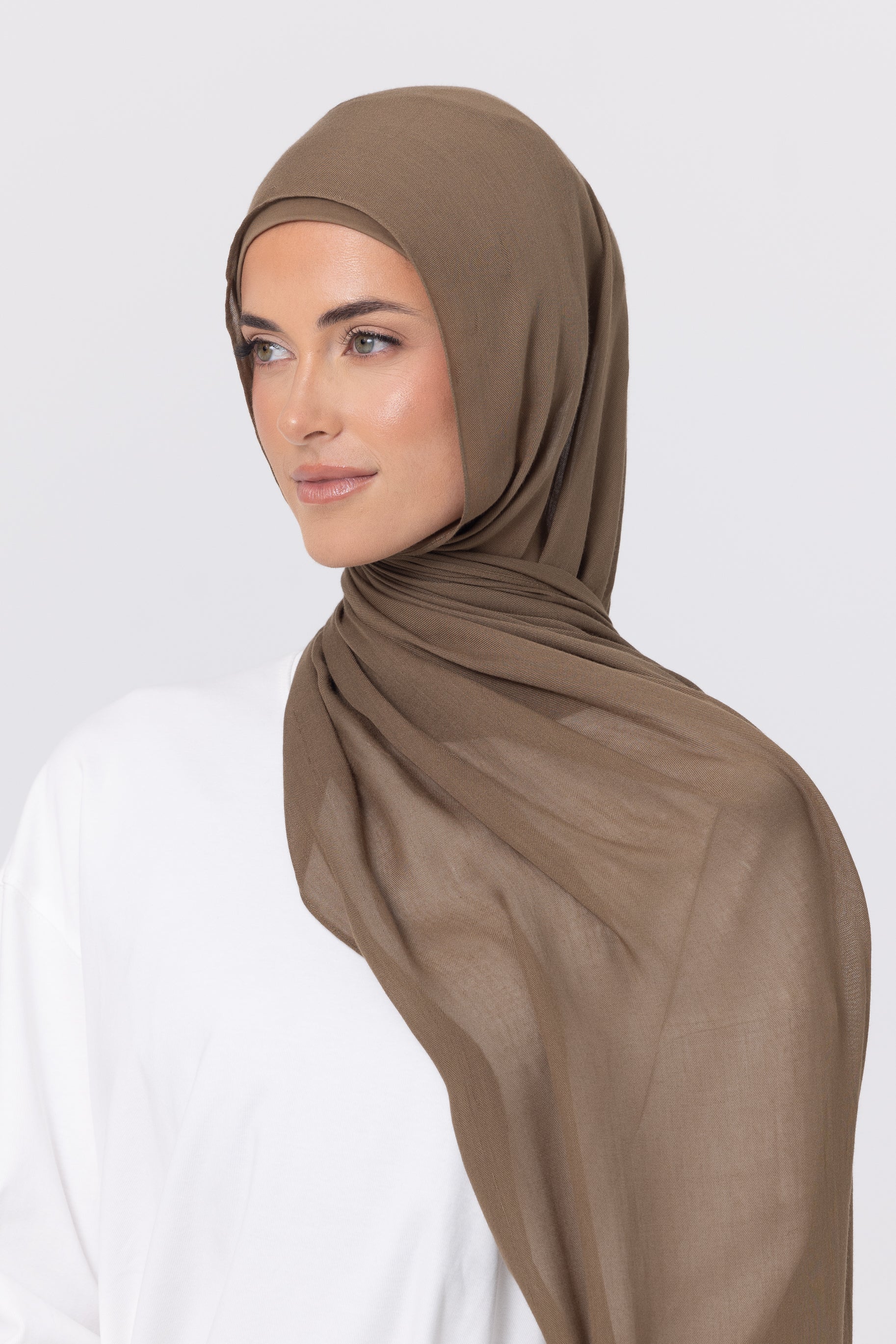 Single Stitched Modal Hijab Set - Zaytoun