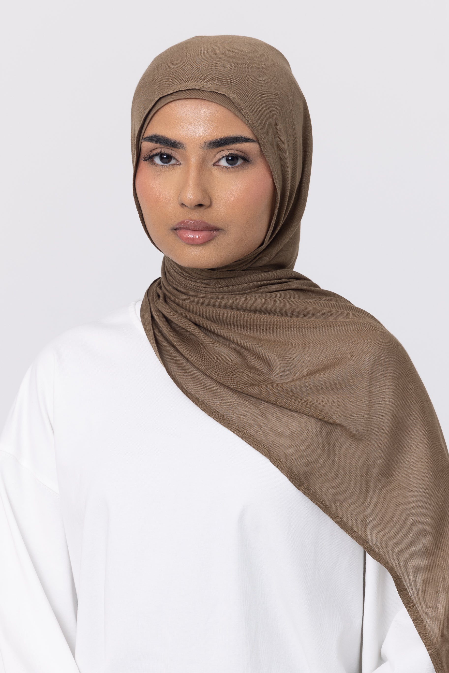 Double Stitched Modal Hijab Set - Zaytoun