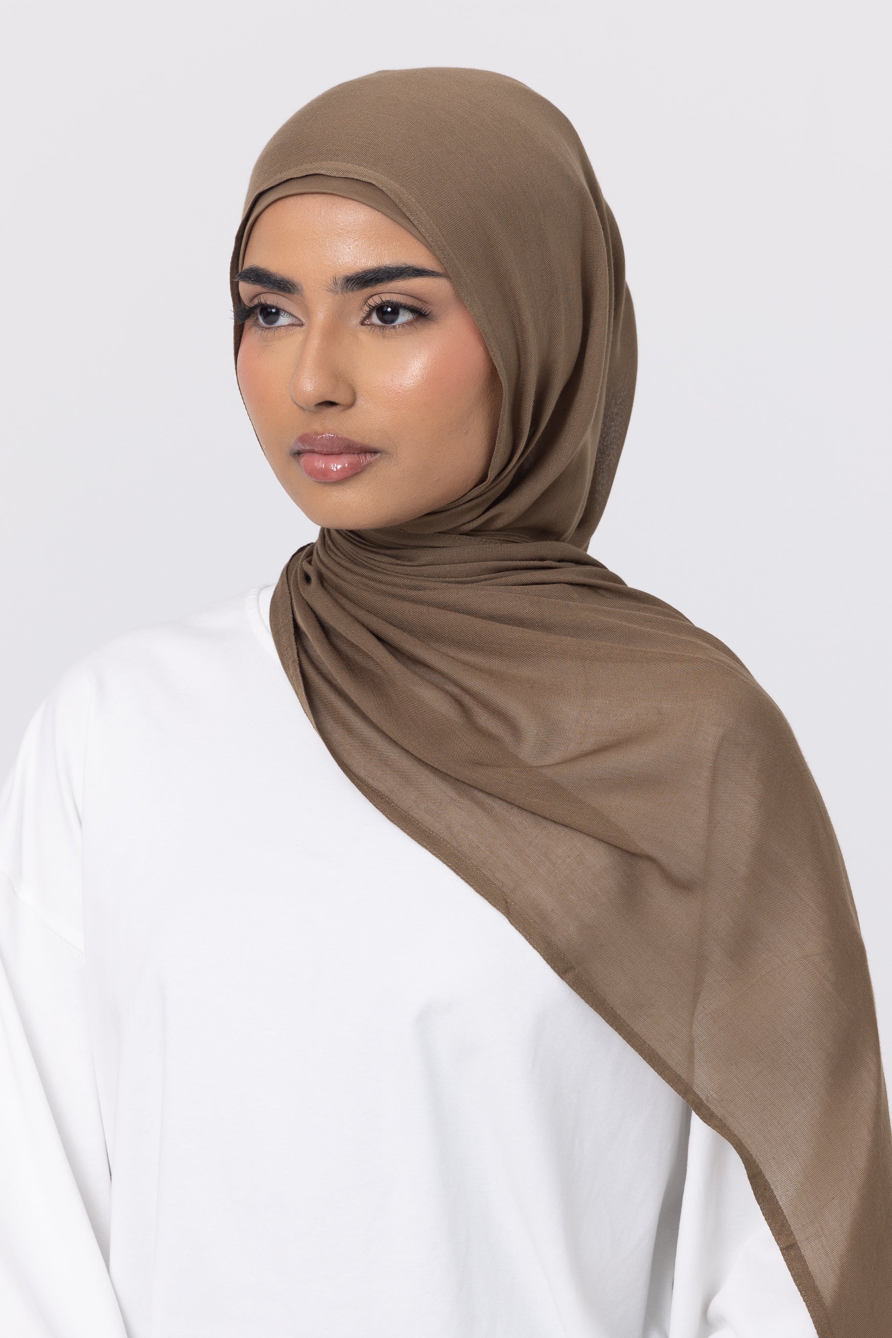 Double Stitched Modal Hijab Set - Zaytoun