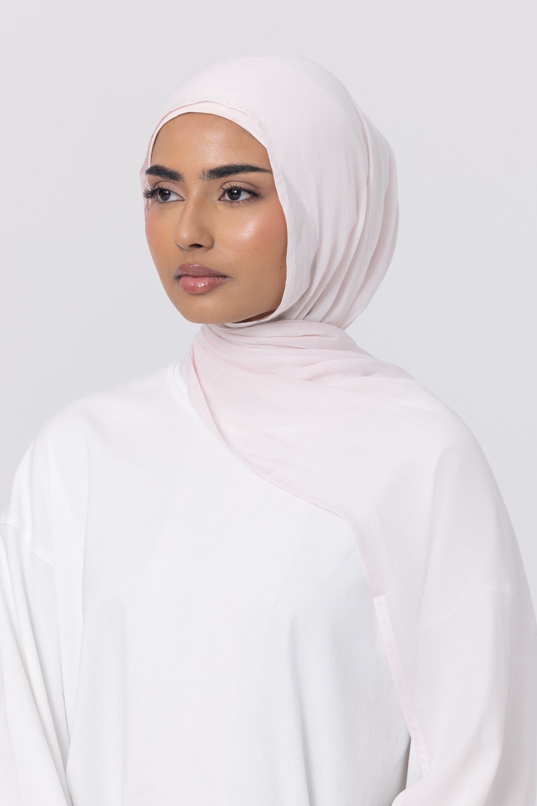 Double Stitched Modal Hijab Set - Ballerina