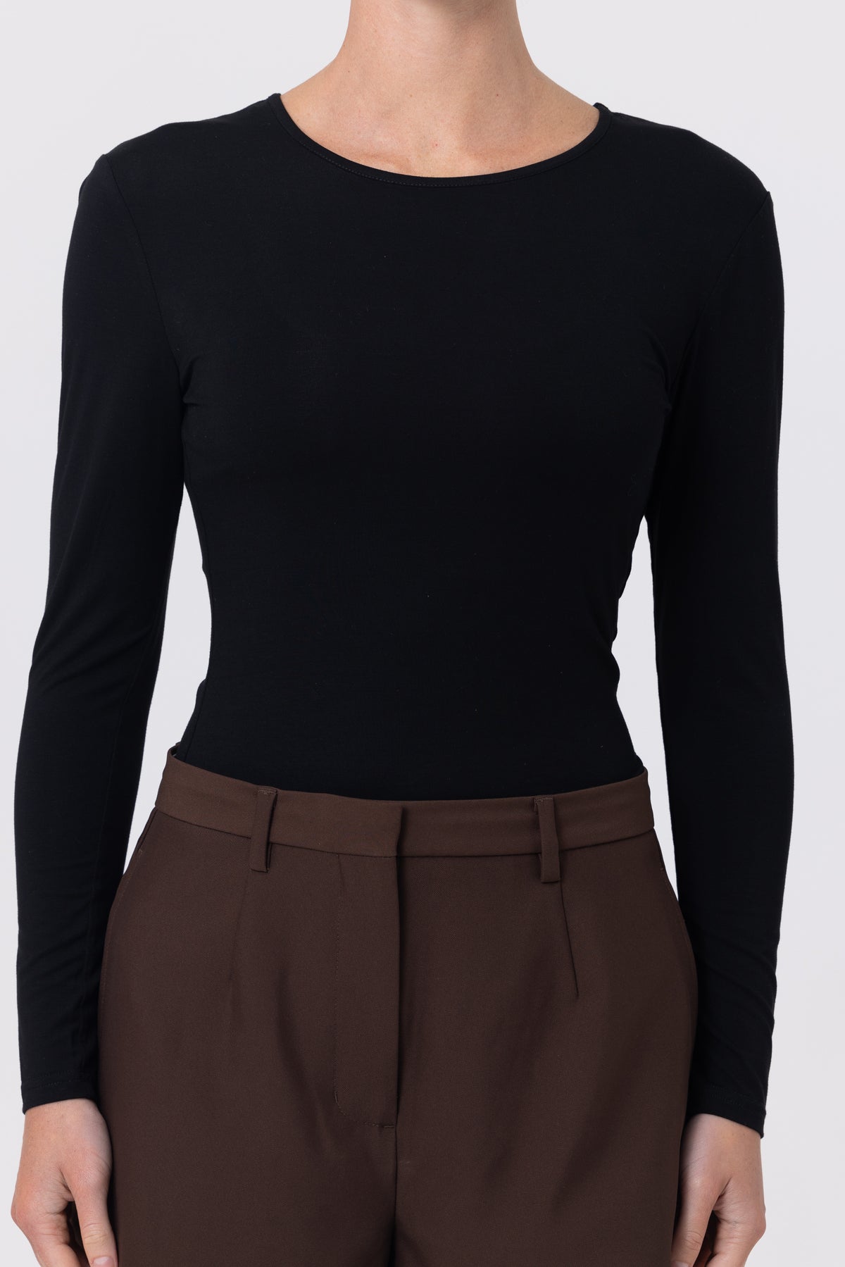 Jersey Body Top - Black