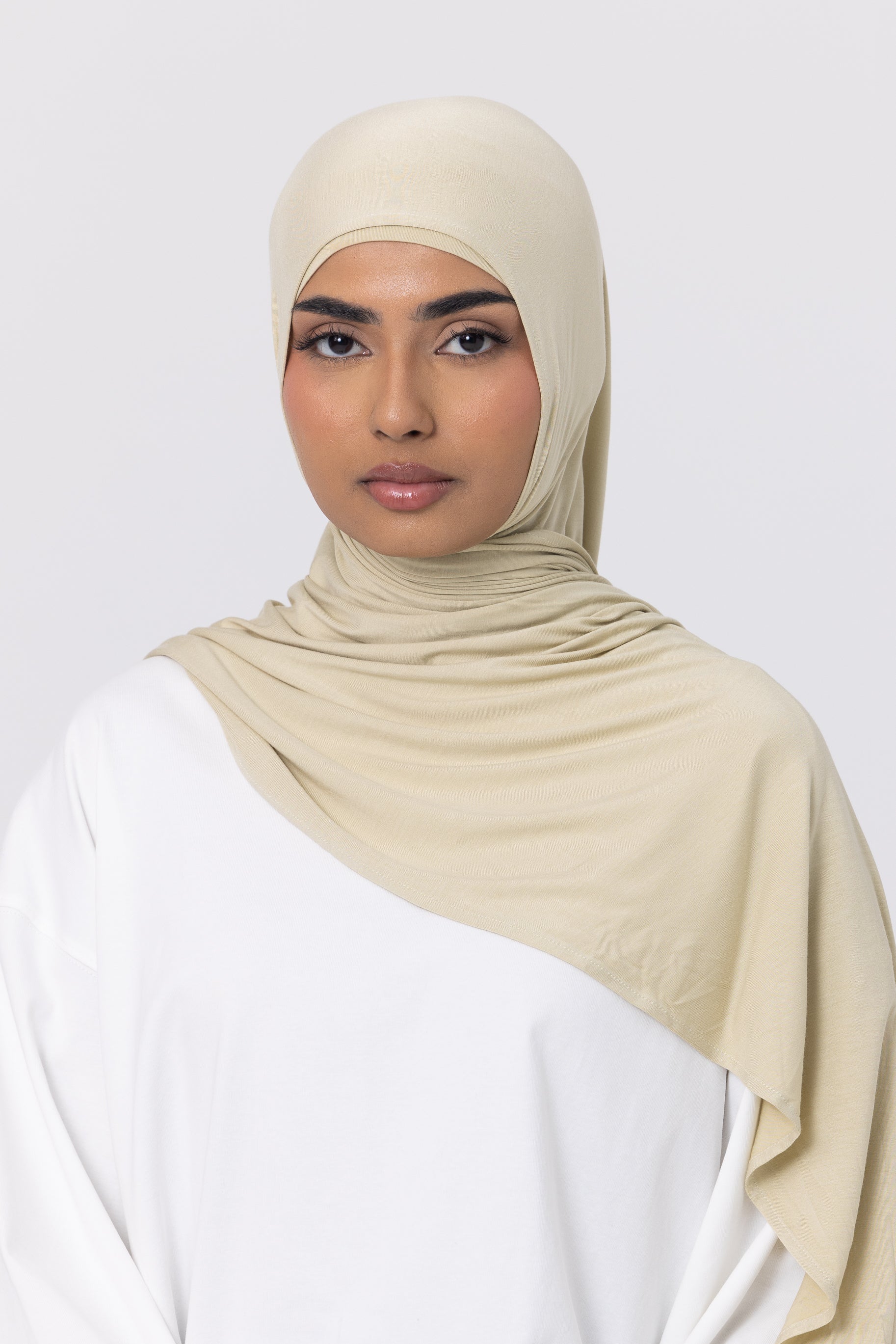 Bamboo Jersey Hijab Set - Pistachio