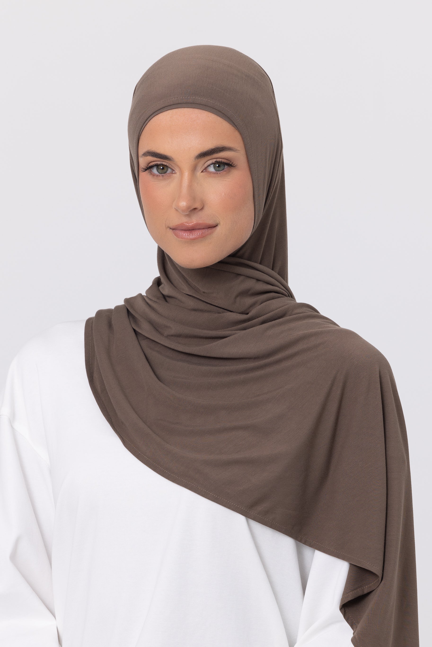 Instant Bamboo Jersey Wrap Set - Oak