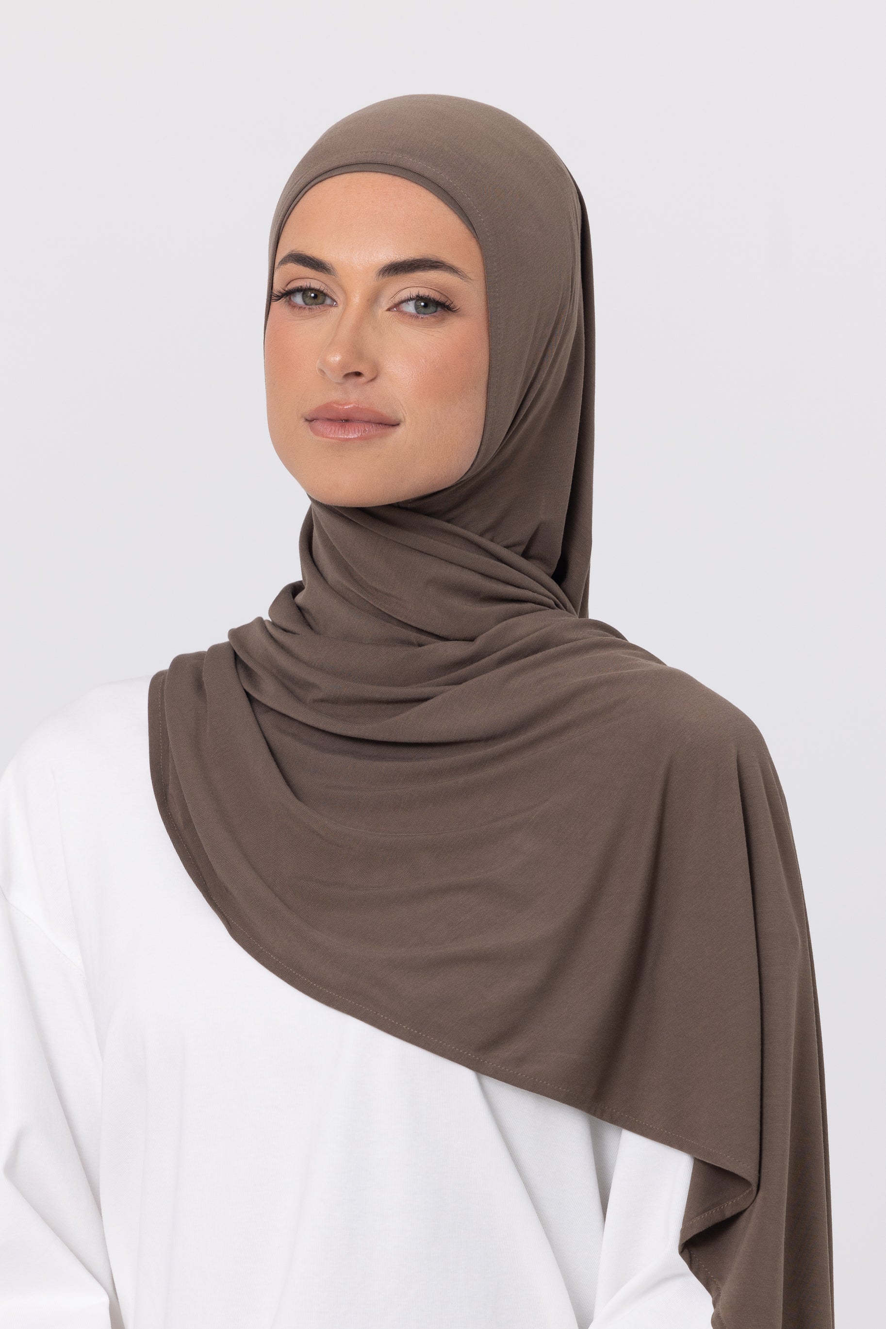 Instant Bamboo Jersey Wrap Set - Oak