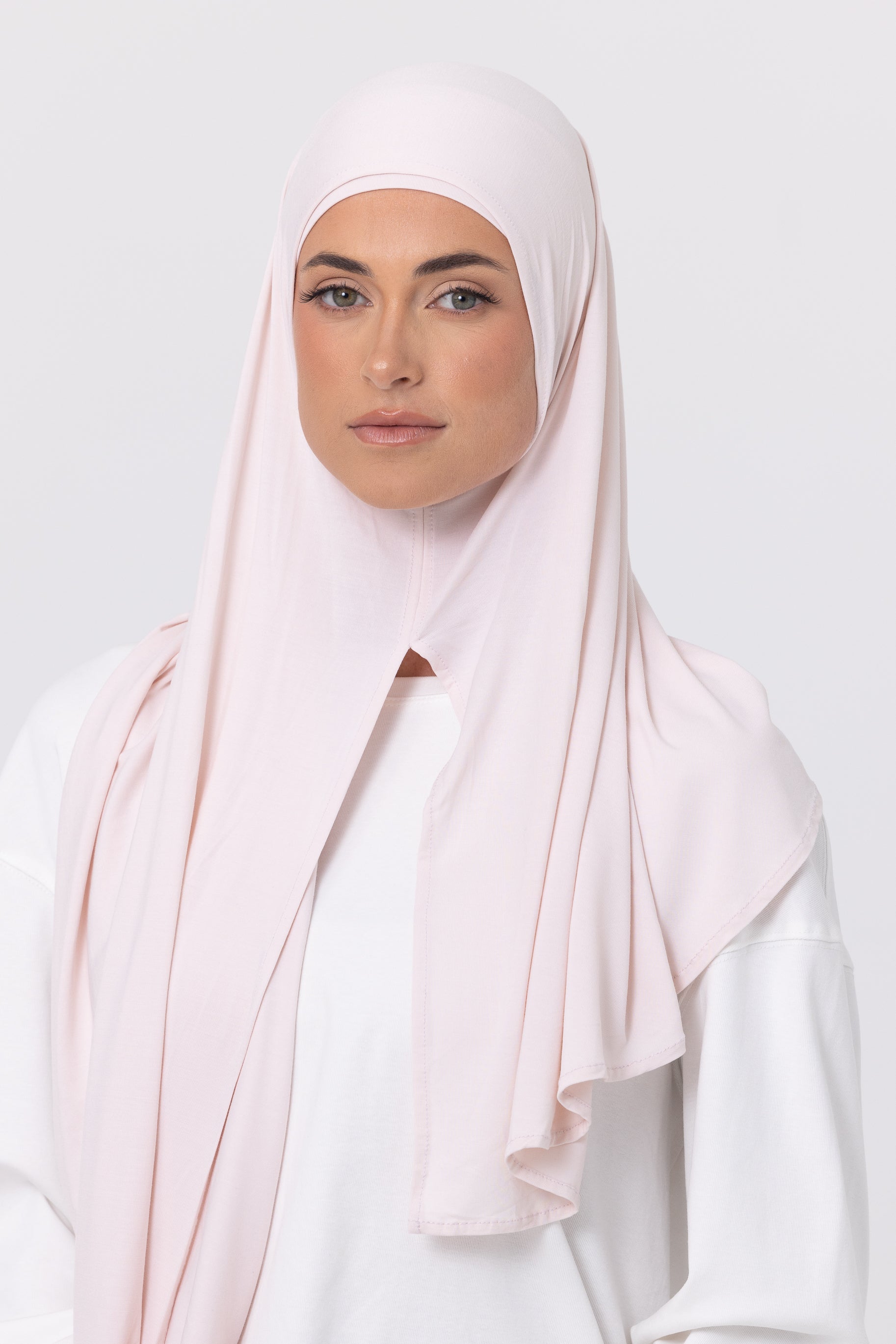 Instant Bamboo Jersey Wrap Set - Rosewater