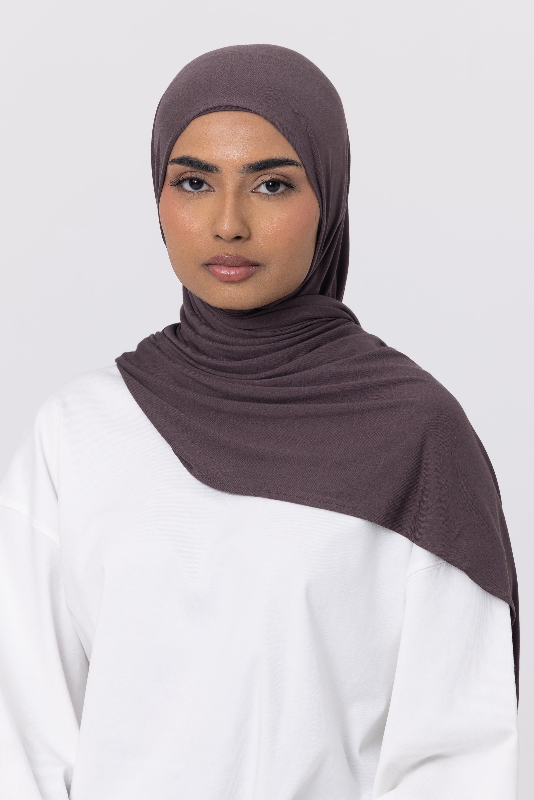 Bamboo Jersey Hijab Set - Iris