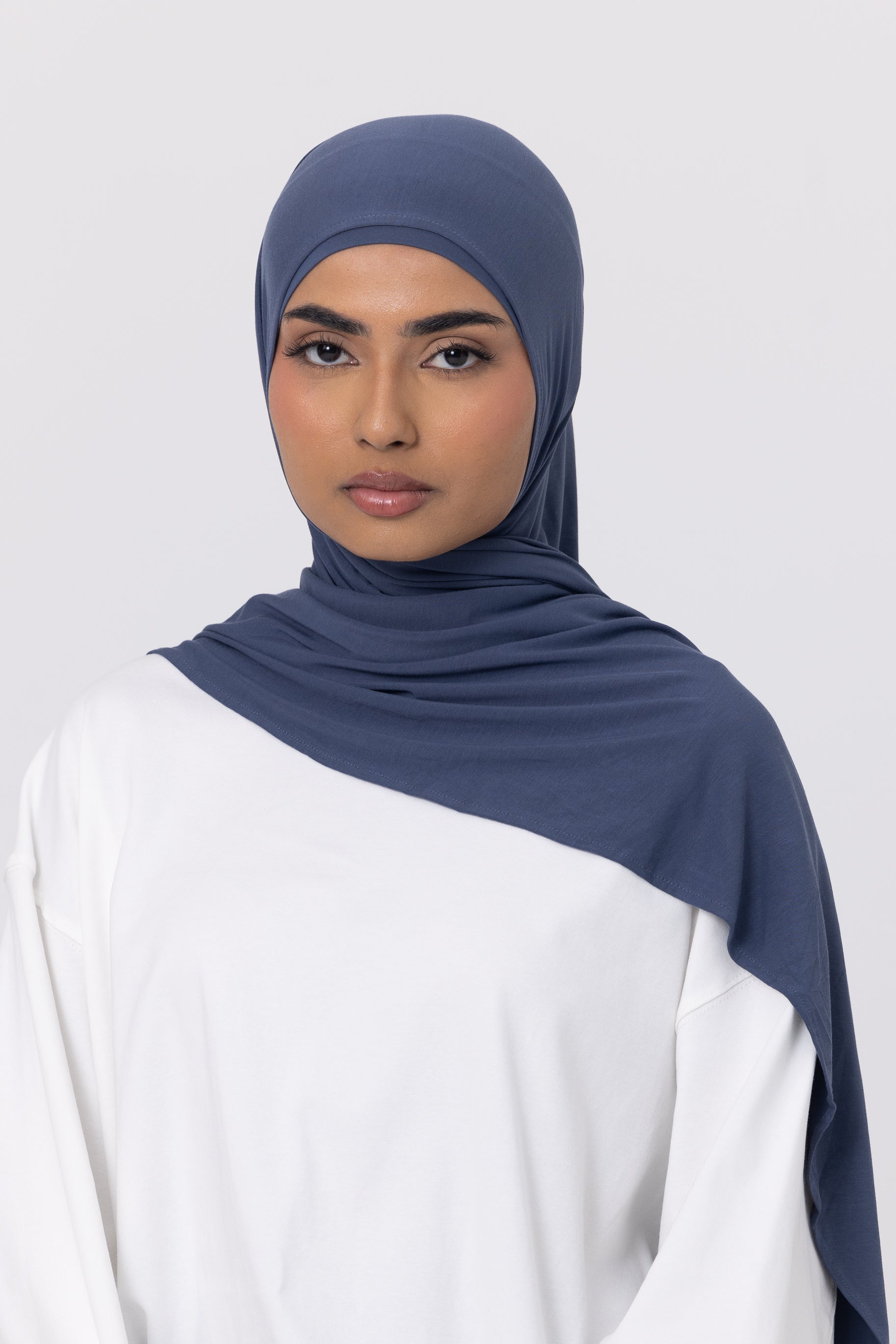 Bamboo Jersey Hijab Set - Twilight