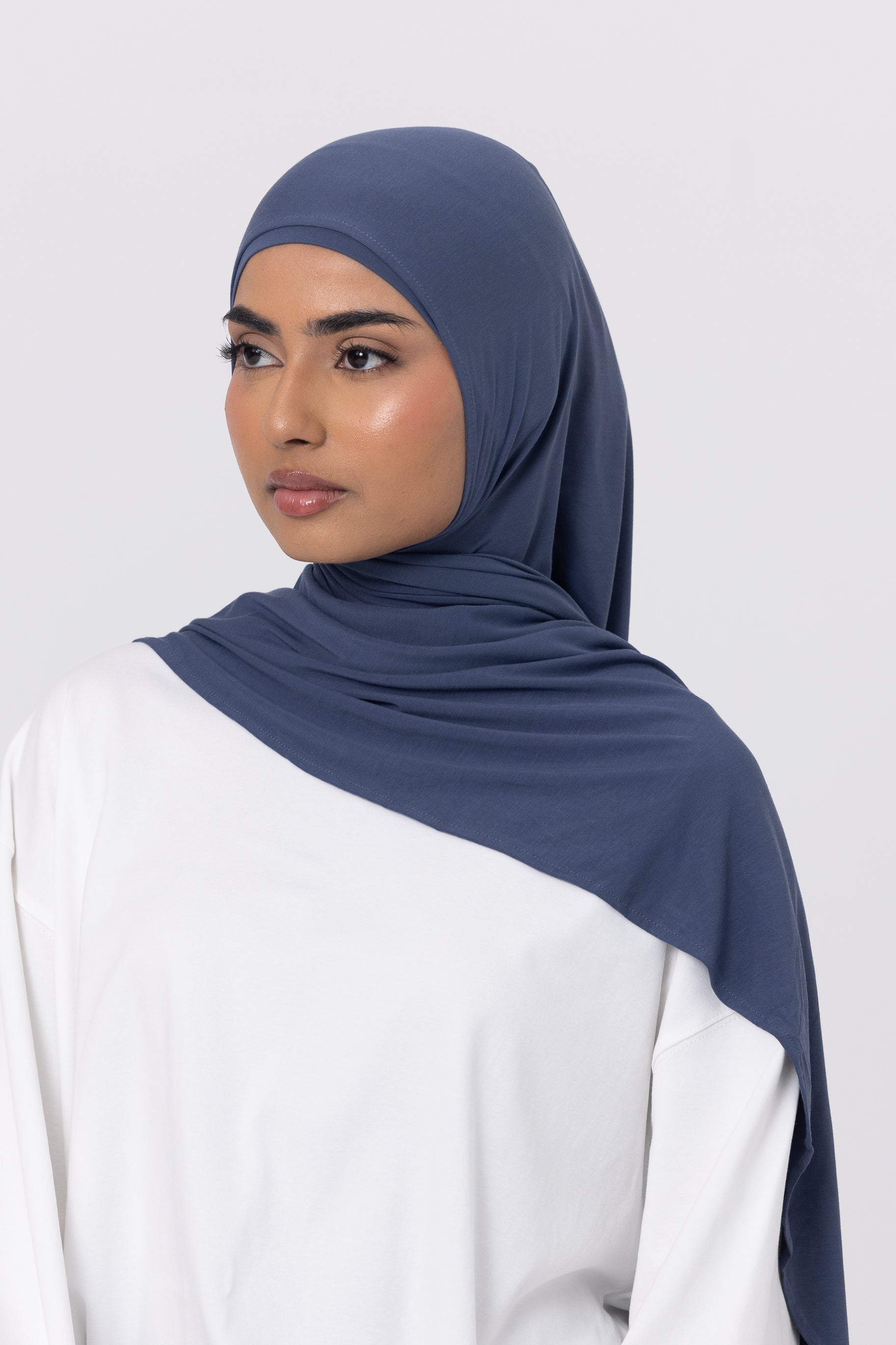 Bamboo Jersey Hijab Set - Twilight