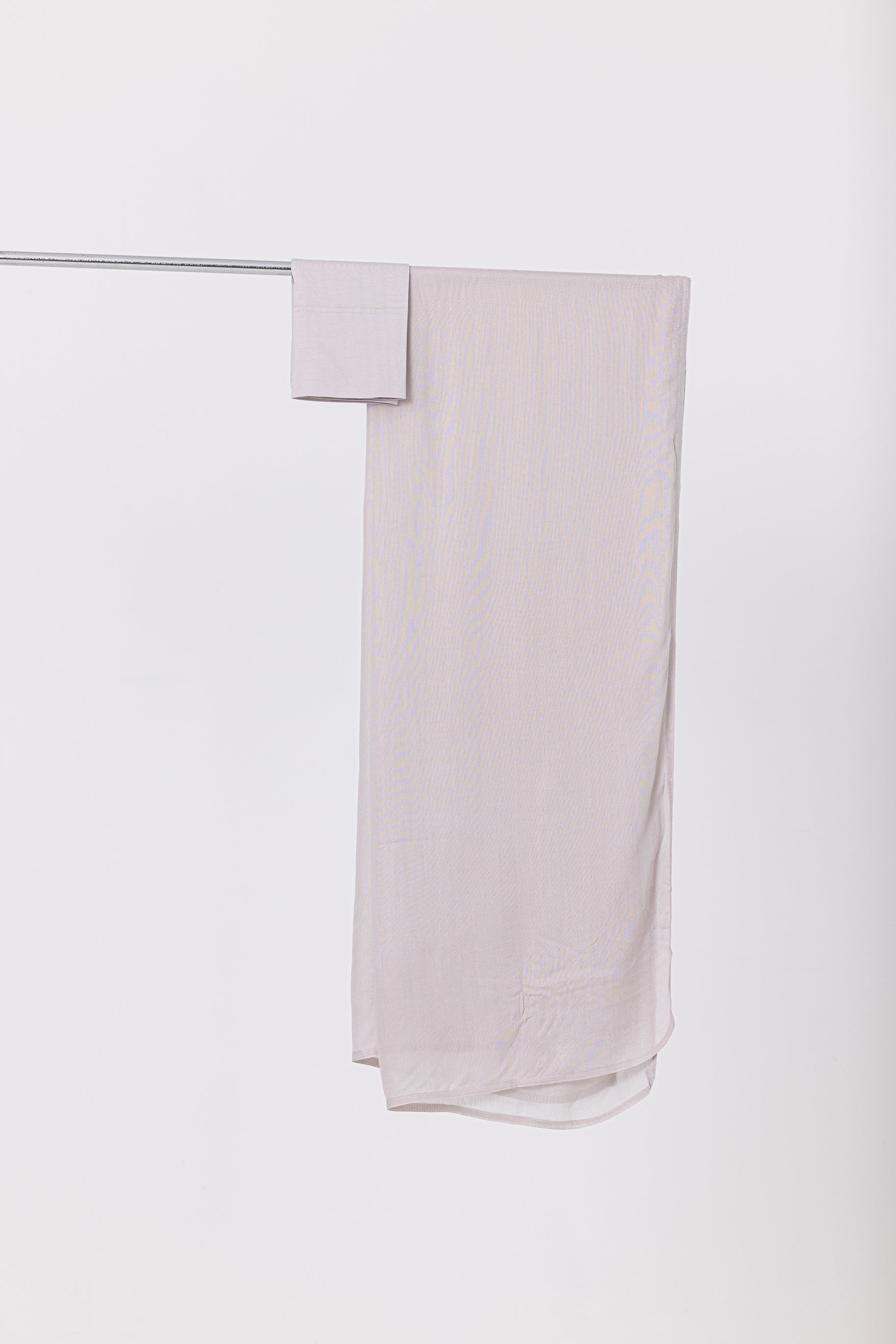 Double Stitched Modal Hijab Set - Oyster