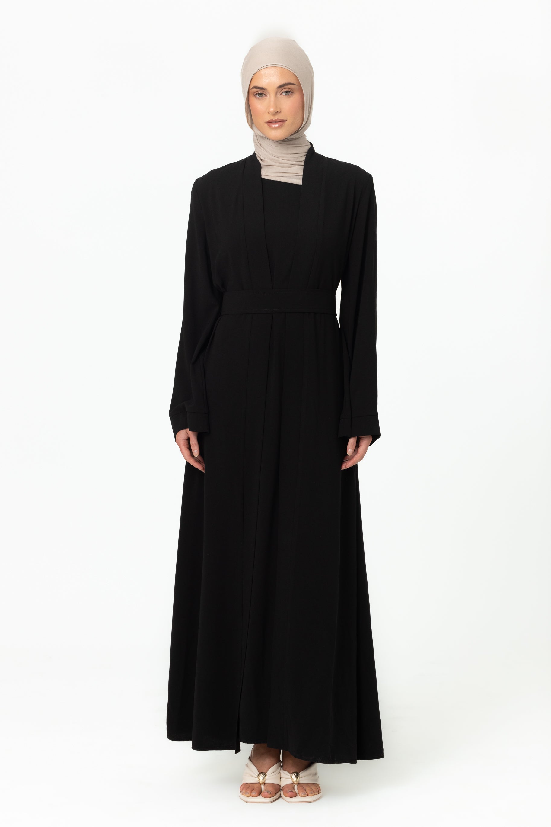 Dusk Abaya Set - Black