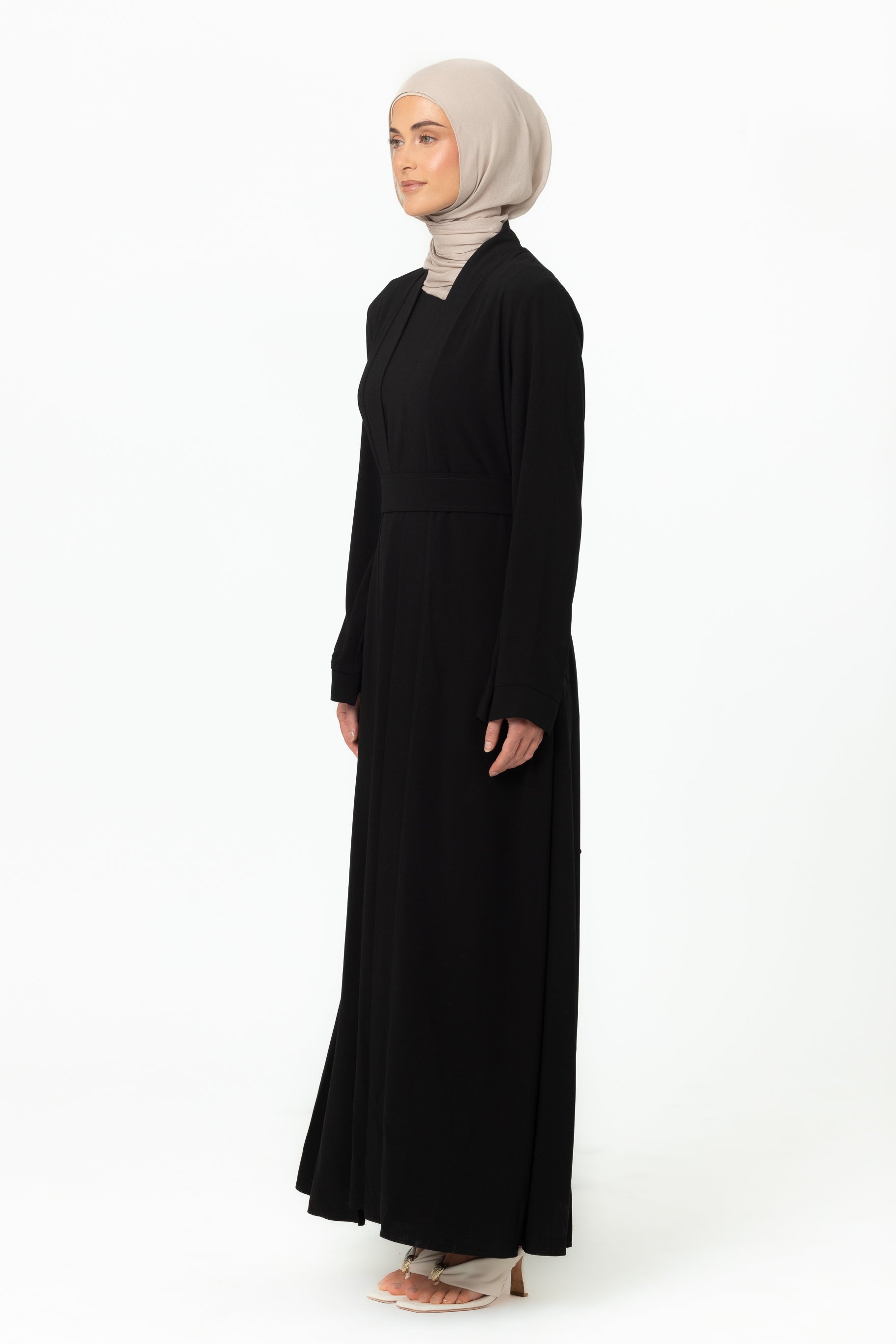 Dusk Abaya Set - Black