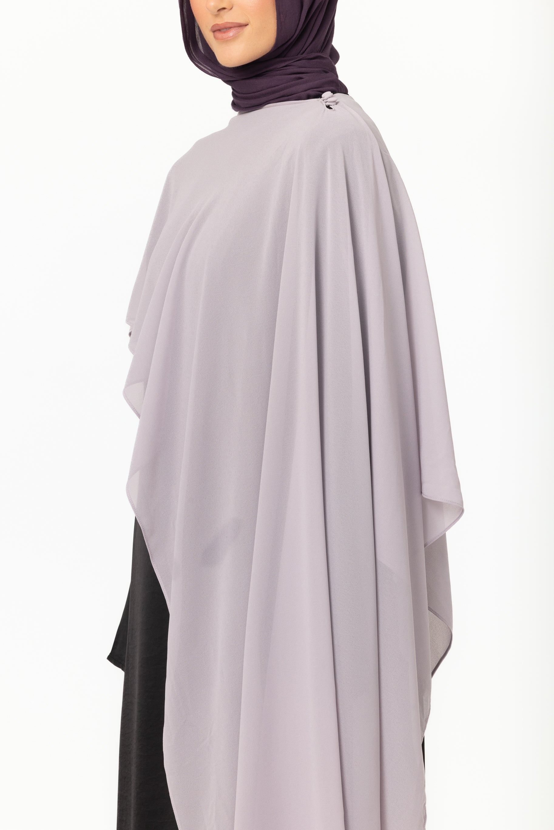 Chiffon Cape - Lilac