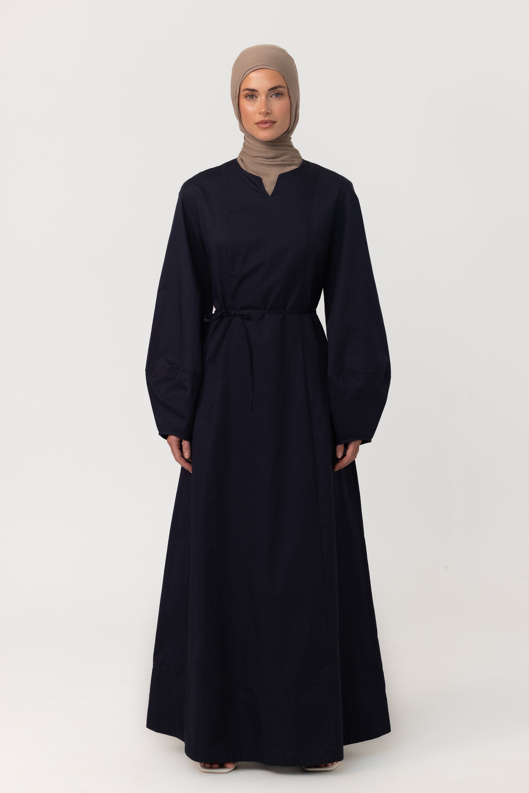 Cocoon Sleeve Abaya - Navy
