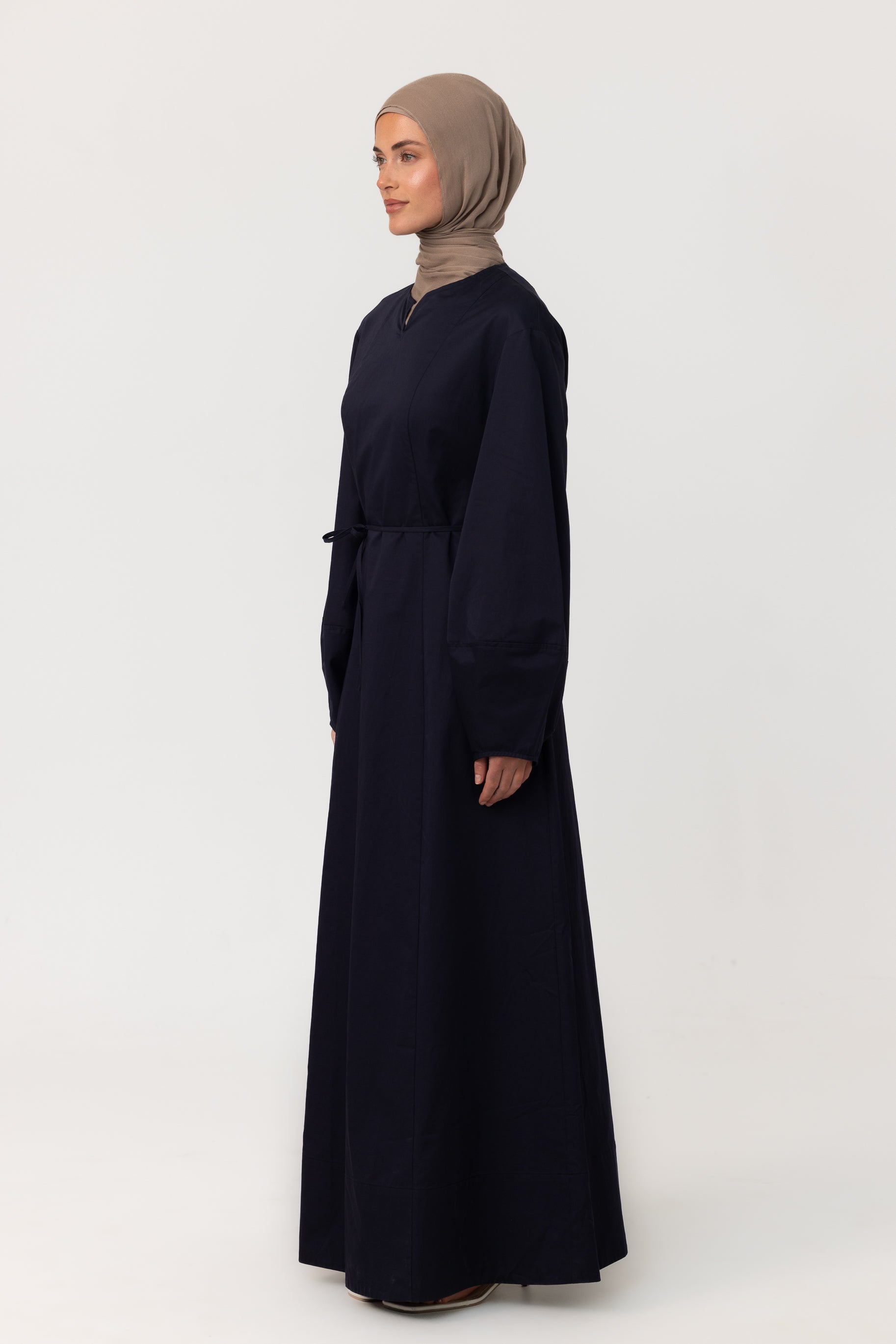 Cocoon Sleeve Abaya - Navy