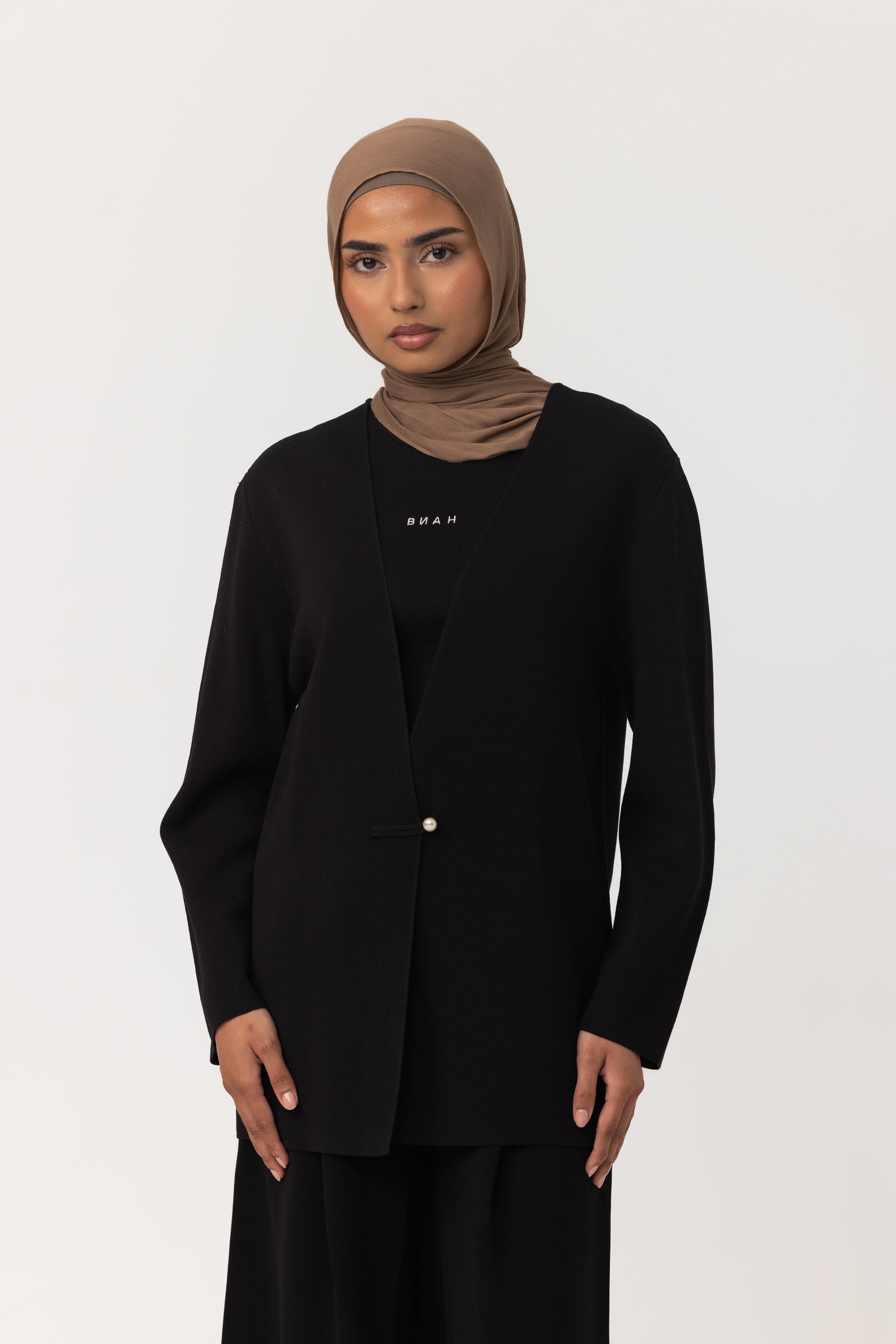 Rea Knit Cardigan - Black