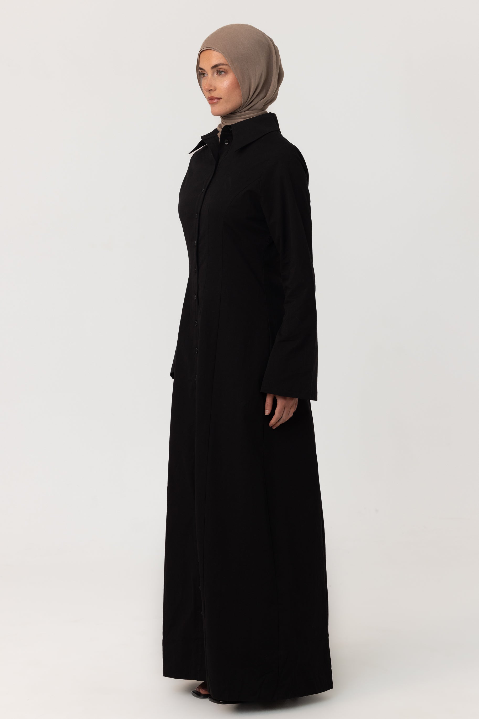Sunday Shirt Dress - Black