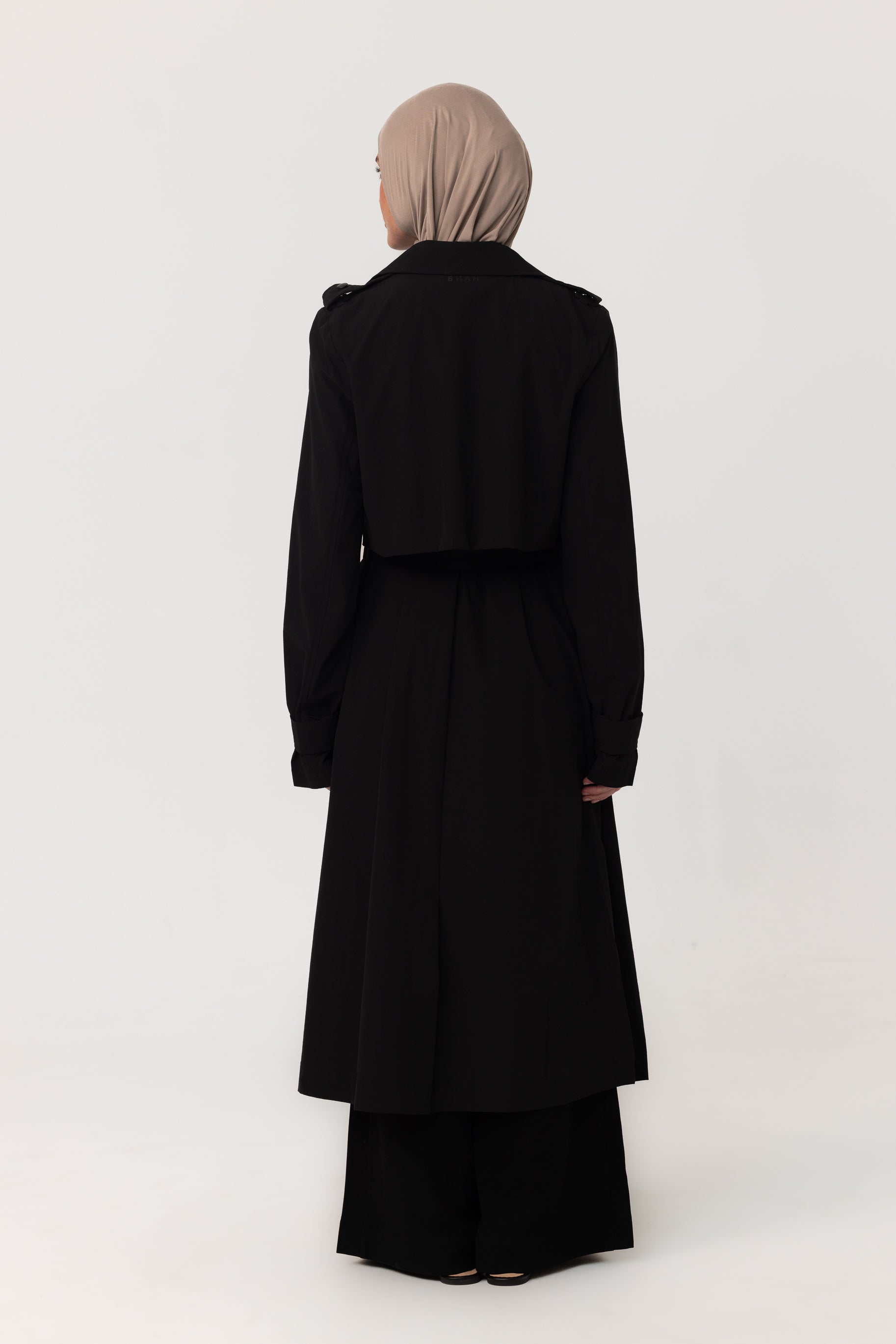 Active Trench Coat - Black