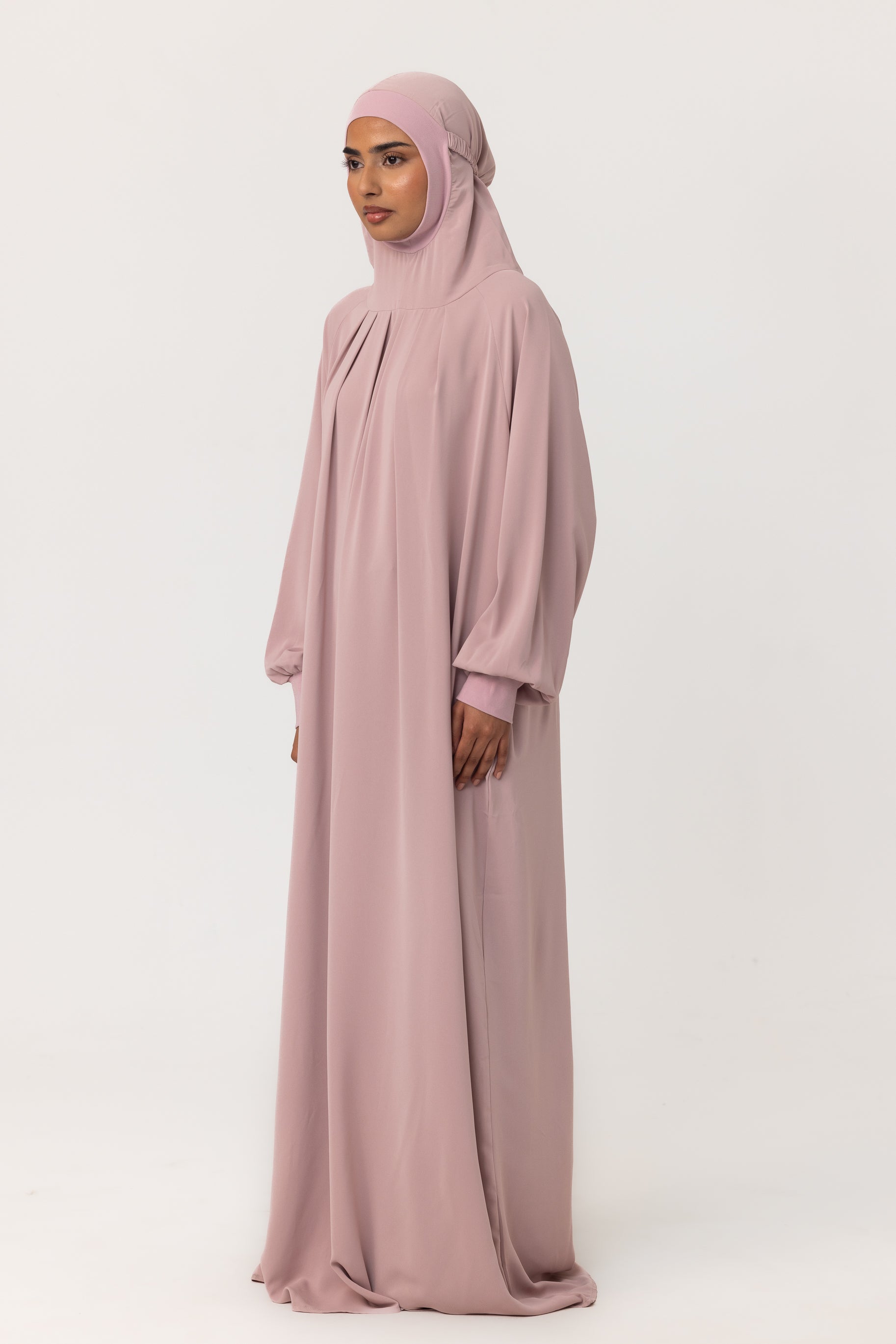 Full Length Prayer Gown - Dusty Lilac