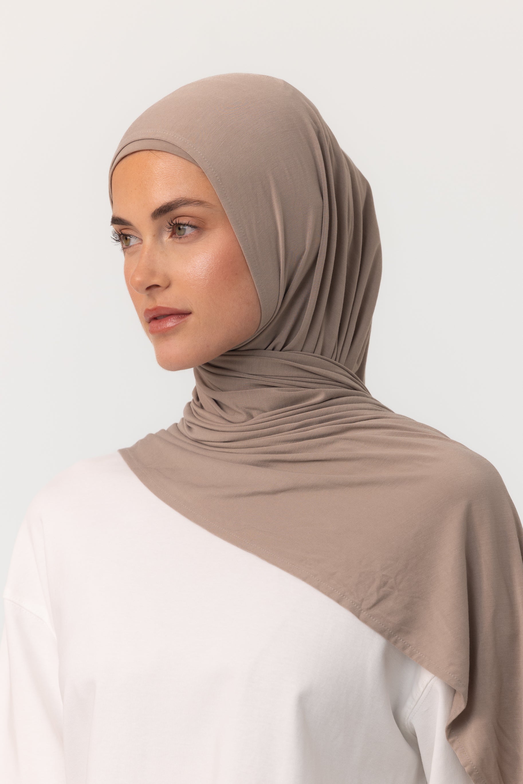 Instant Bamboo Jersey Wrap Set - Dune