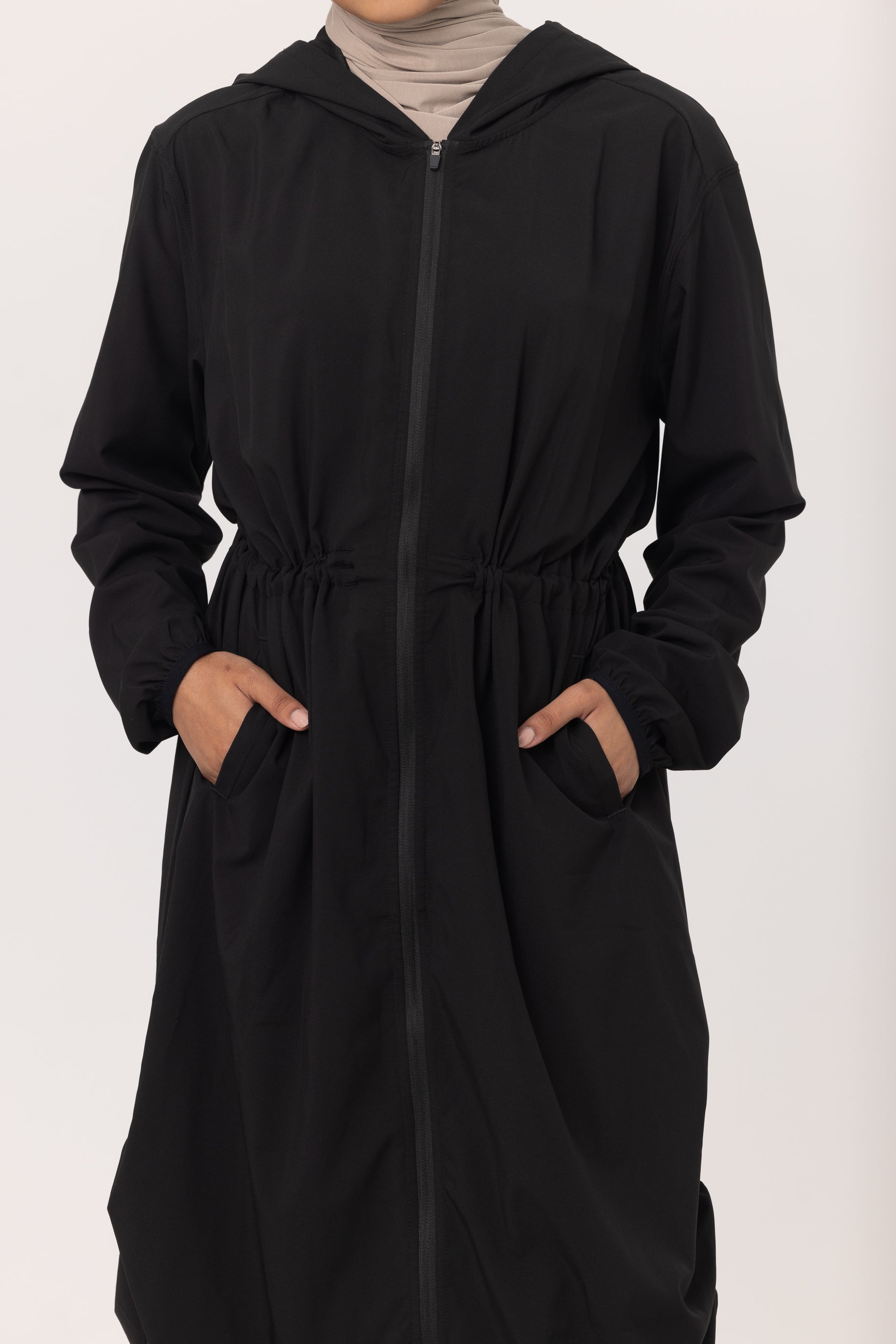 Women's Sports Trench - Black