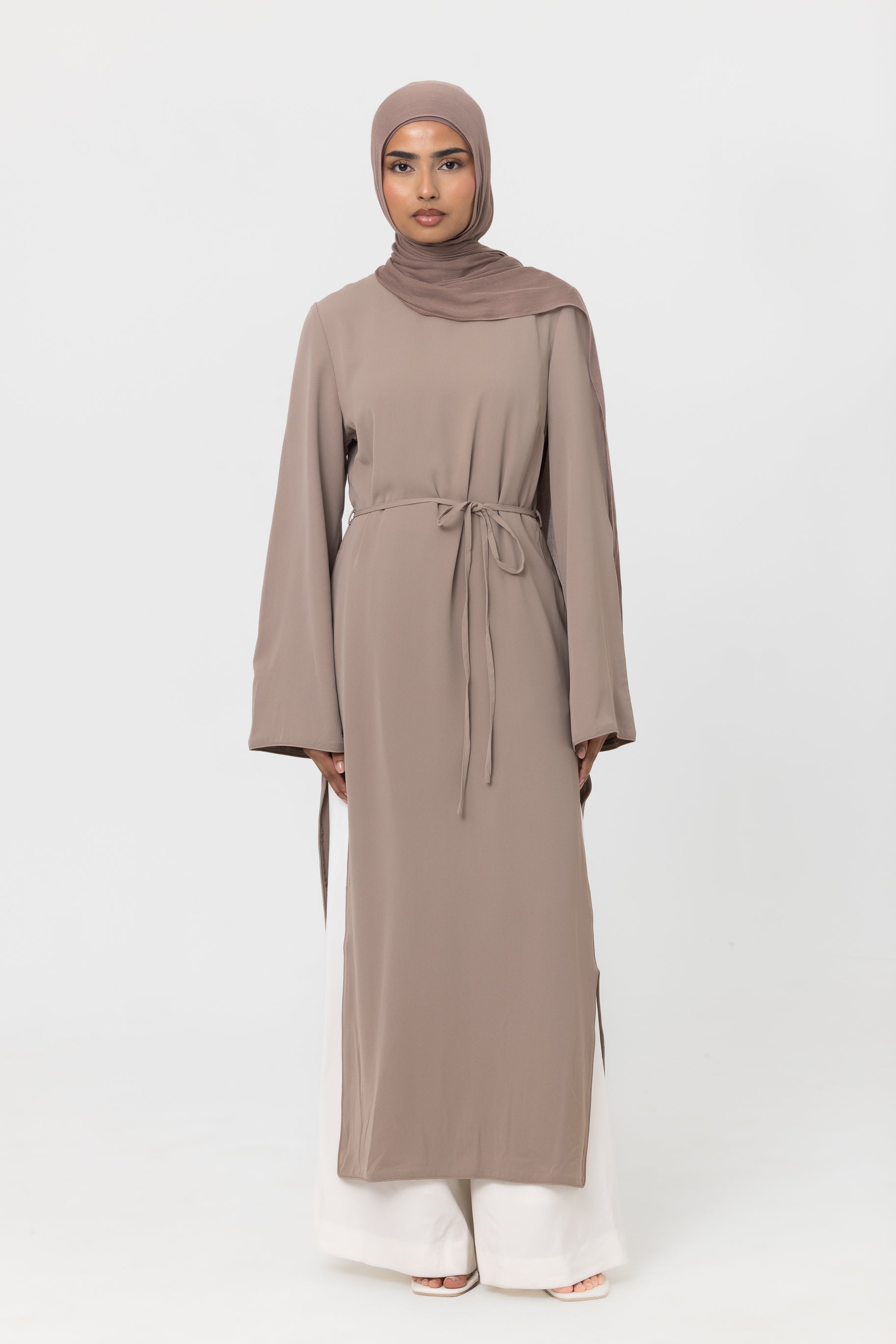 April Split Tunic - Beige