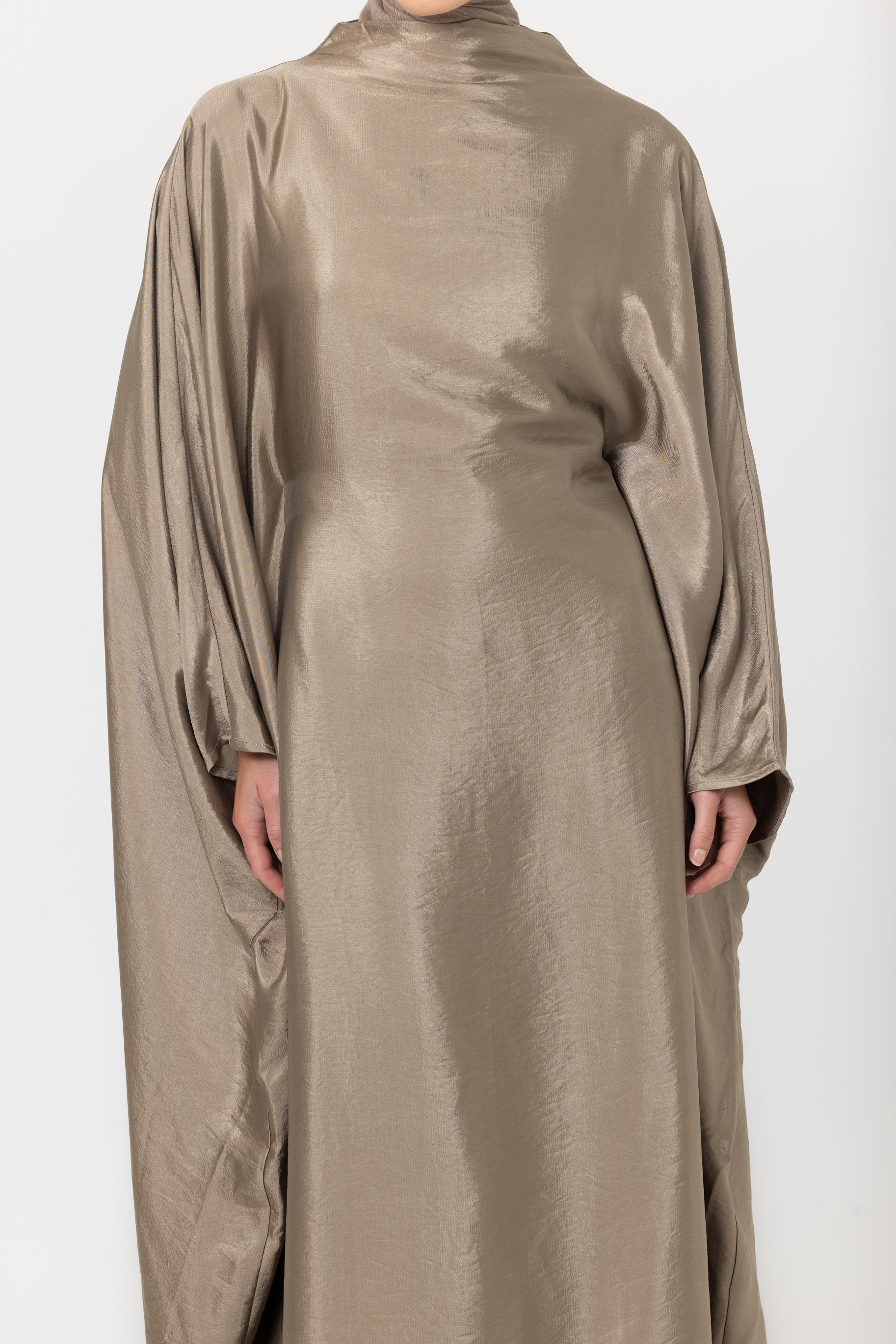 Classic Butterfly Abaya - Moss Green