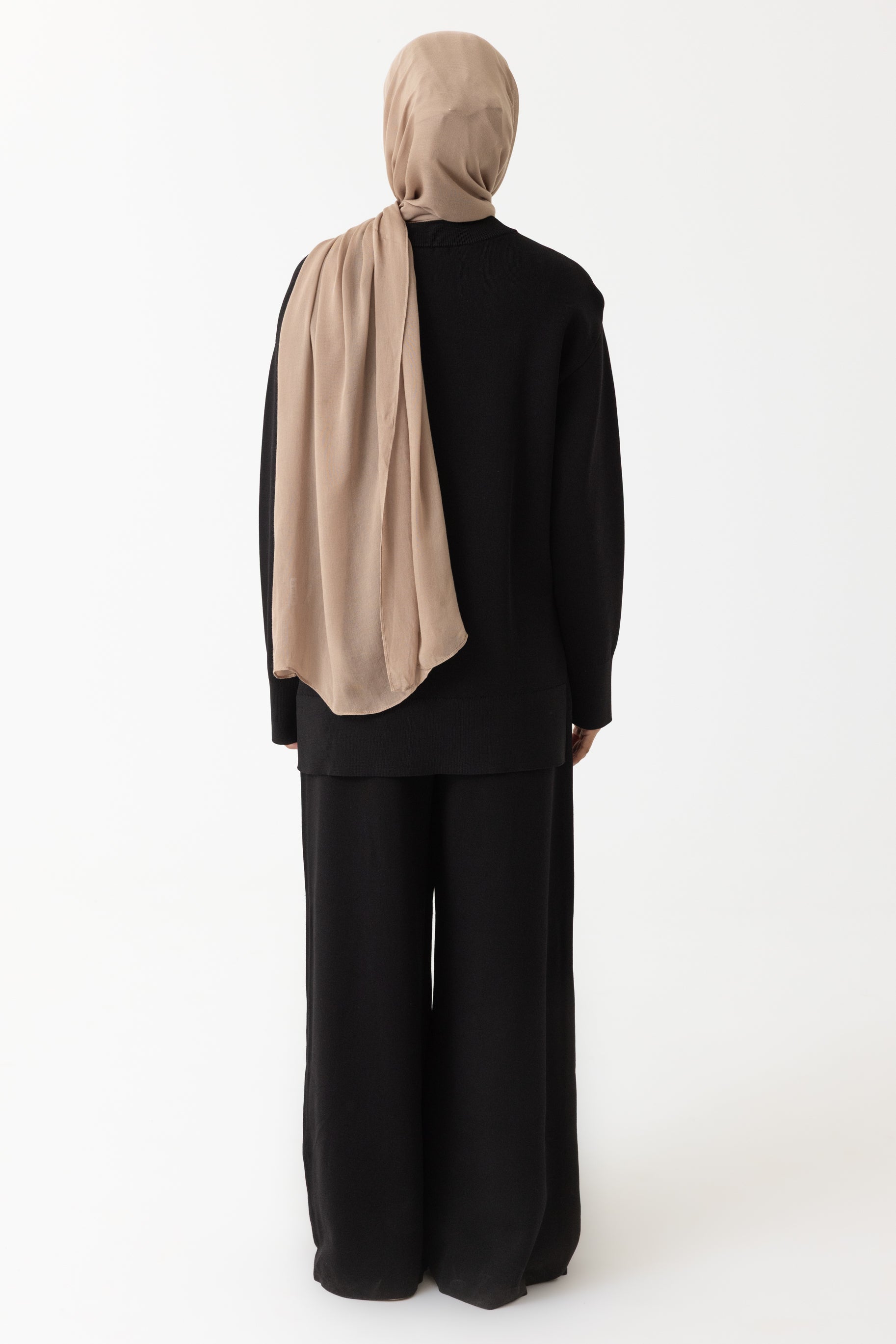 Mya Crew Neck Sweater - Black