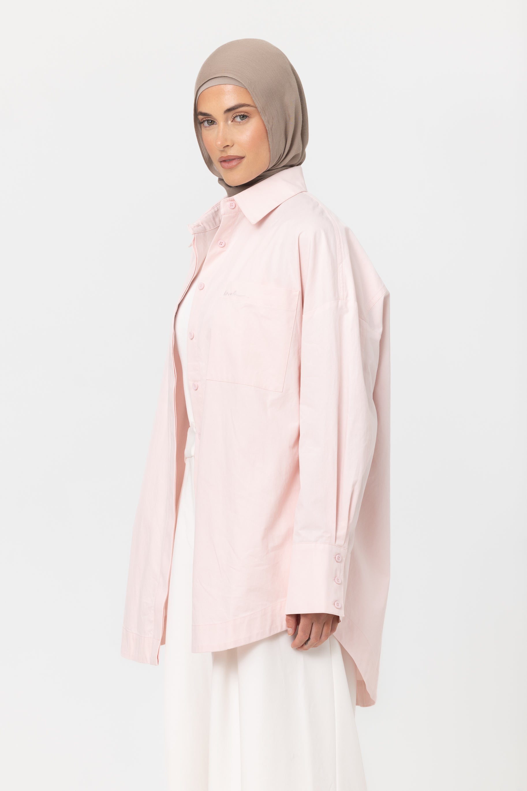 The Ayah Shirt - Petal Pink